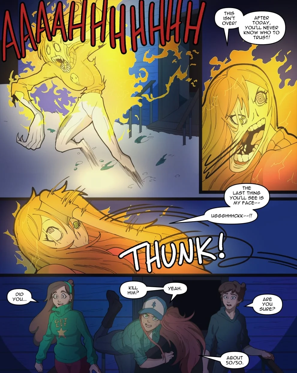 Wendy’s Visit (Gravity Falls) [Swain Art] - Chapter 1 — Page 27