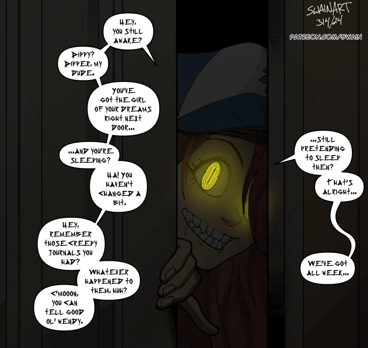 Wendy’s Visit (Gravity Falls) [Swain Art] - Chapter 1 — Page 5