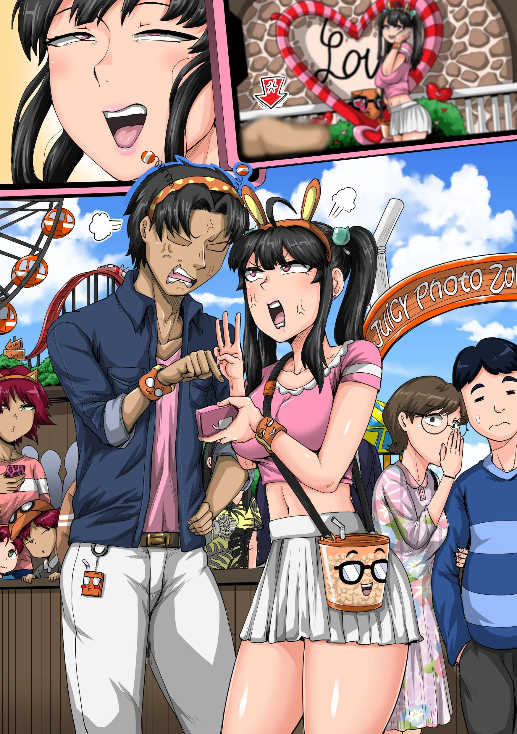 Annoying Sister Needs to Be Scolded!! [Juna Juna Juice] - Chapter 1.5 — Page 111