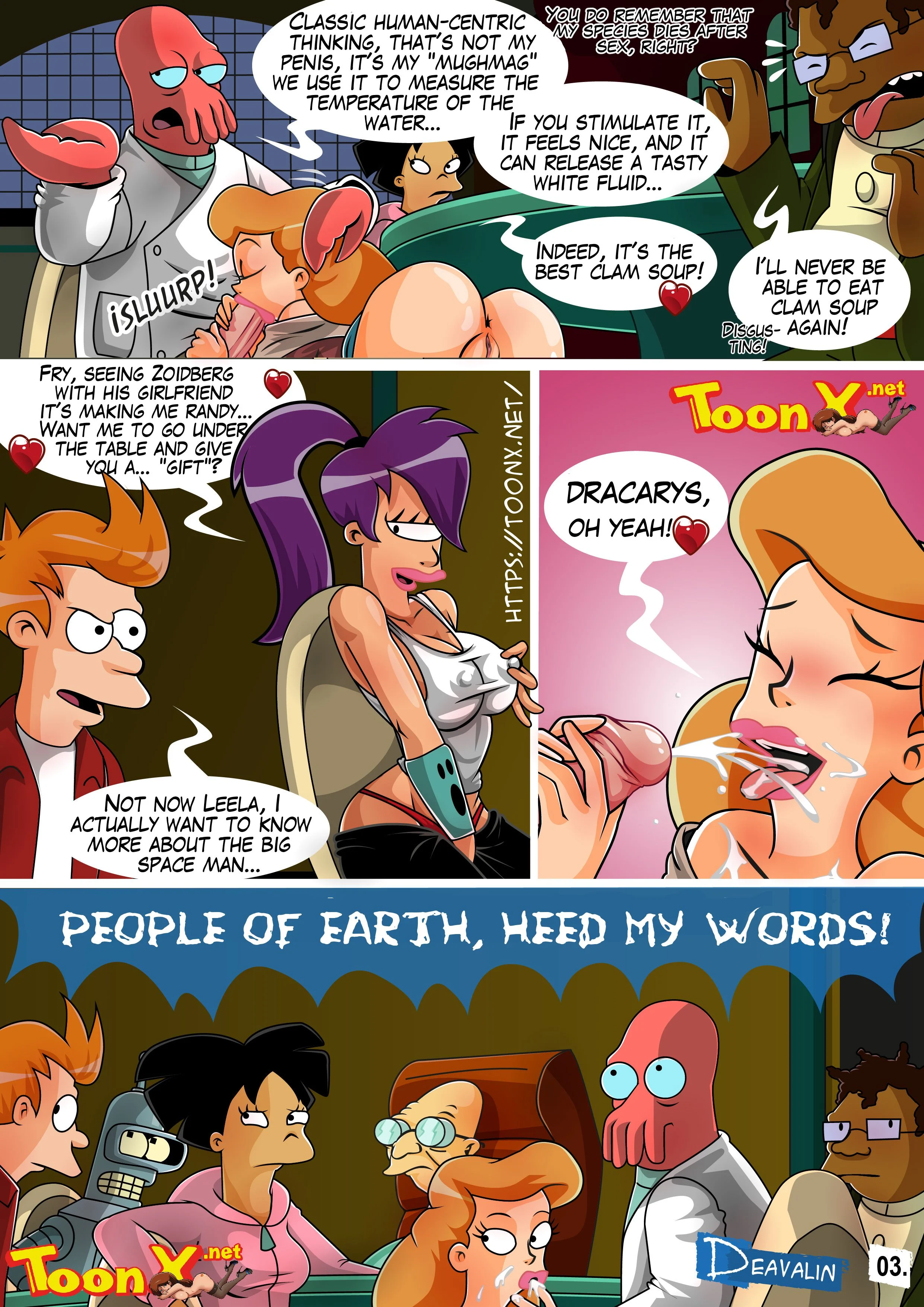 Orgy To Save The Earth (Futurama) [Deavalin] - Chapter 1 — Page 4