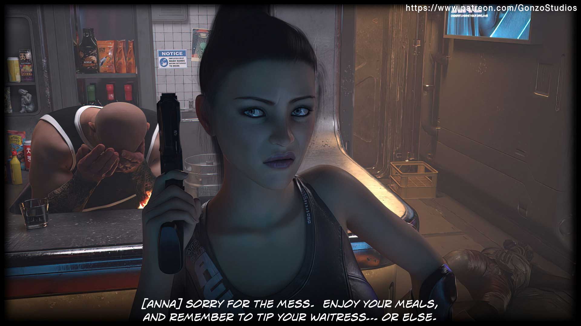 Cybersex [Sexy3DComics | Gonzo] - Chapter 1 — Page 34