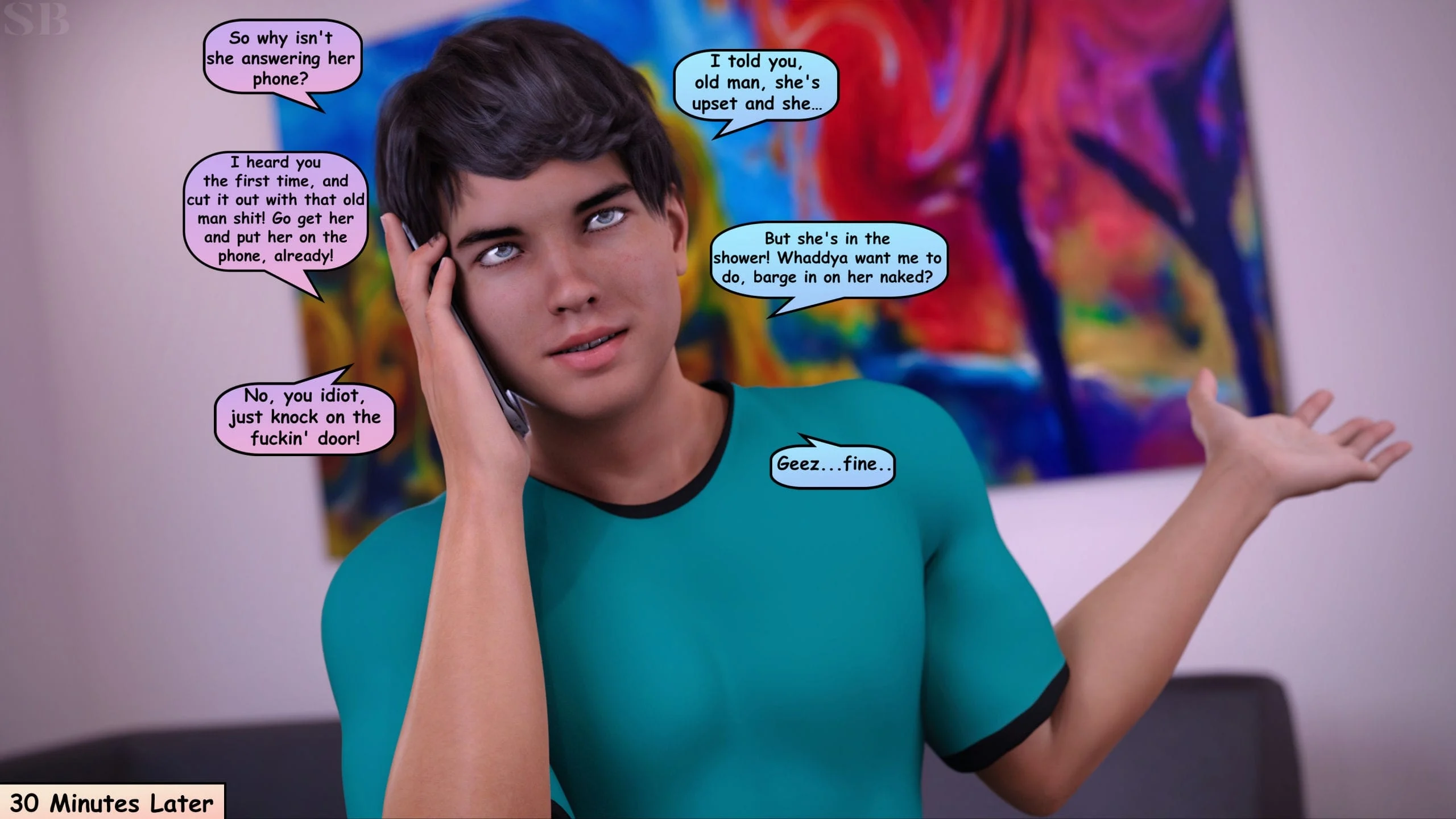 Giving In To Temptation [Sneaky Bastard] - Chapter 1 — Page 19