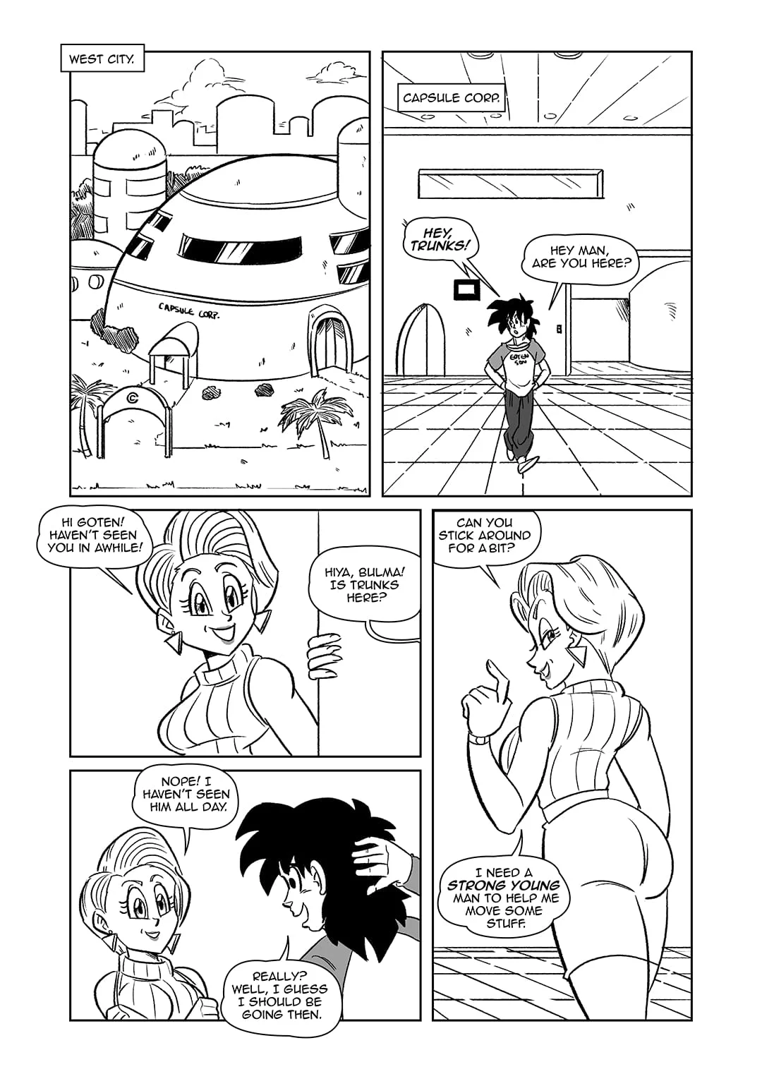 The Switch Up (Dragon Ball Z) [FunsexyDB] - Chapter 1.5 — Page 5