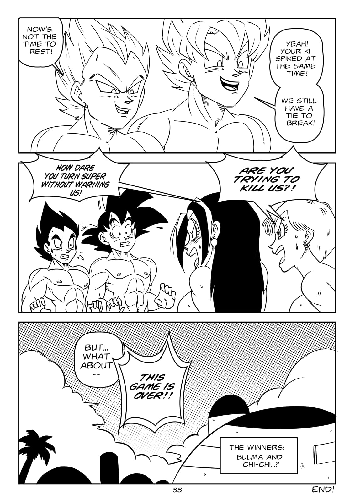 Dragon Swap (Dragon Ball Z) [FunsexyDB] - Chapter 1 — Page 34