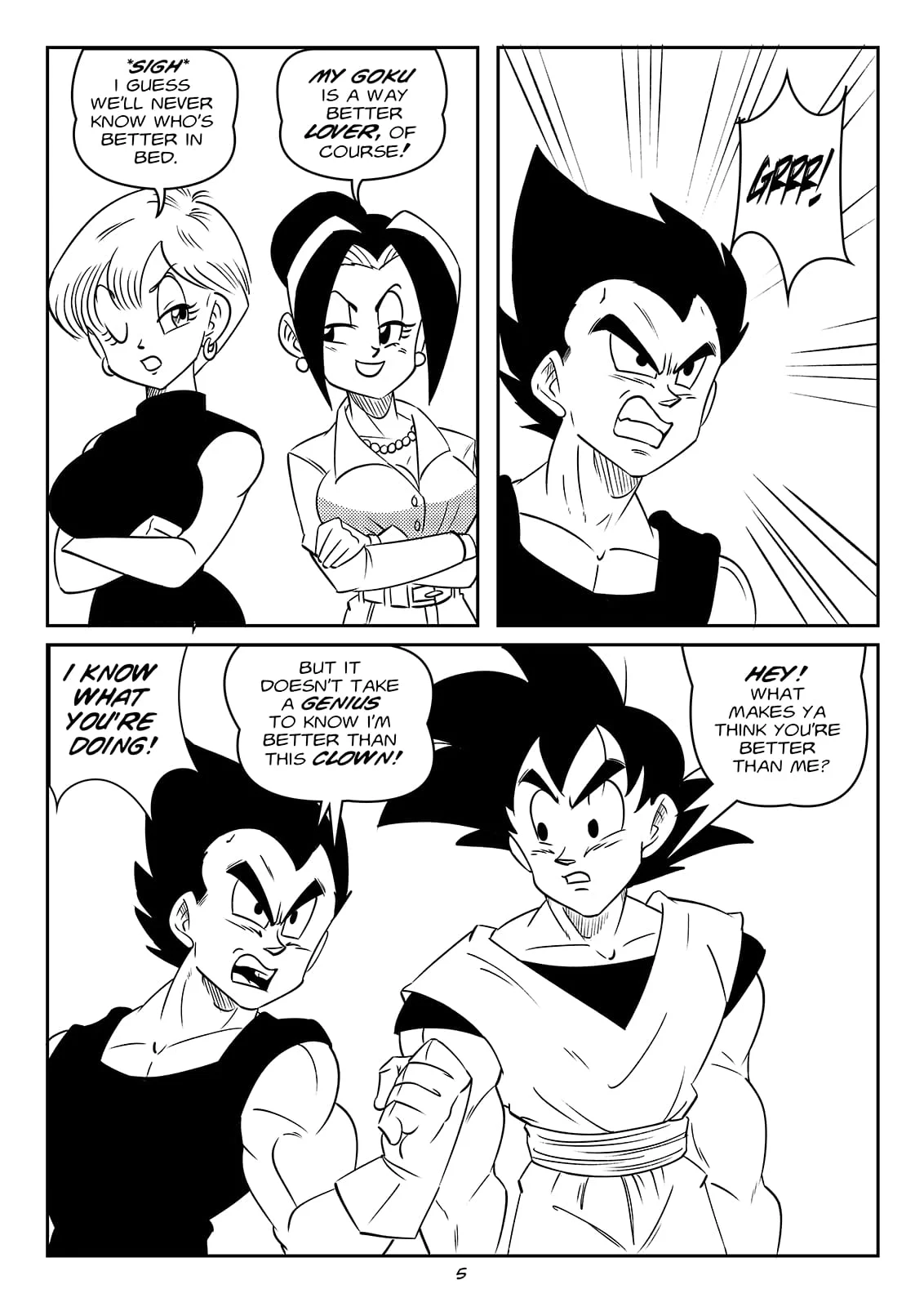 Dragon Swap (Dragon Ball Z) [FunsexyDB] - Chapter 1 — Page 6