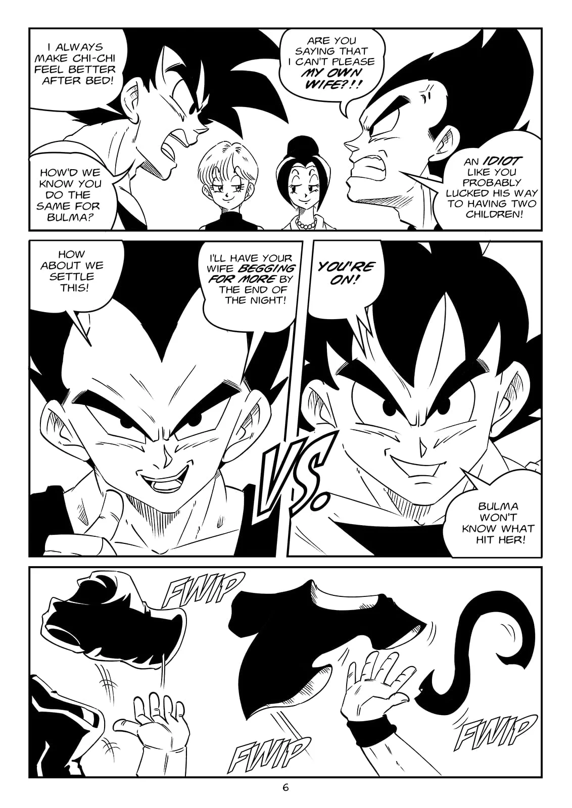 Dragon Swap (Dragon Ball Z) [FunsexyDB] - Chapter 1 — Page 7