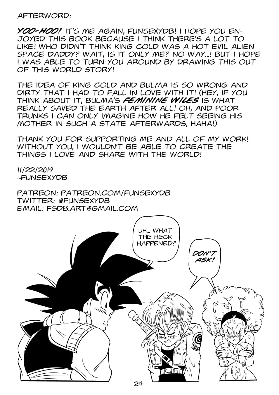 Close Encounter of the Cold Kind (Dragon Ball Z) [FunsexyDB] - Chapter 1 — Page 25