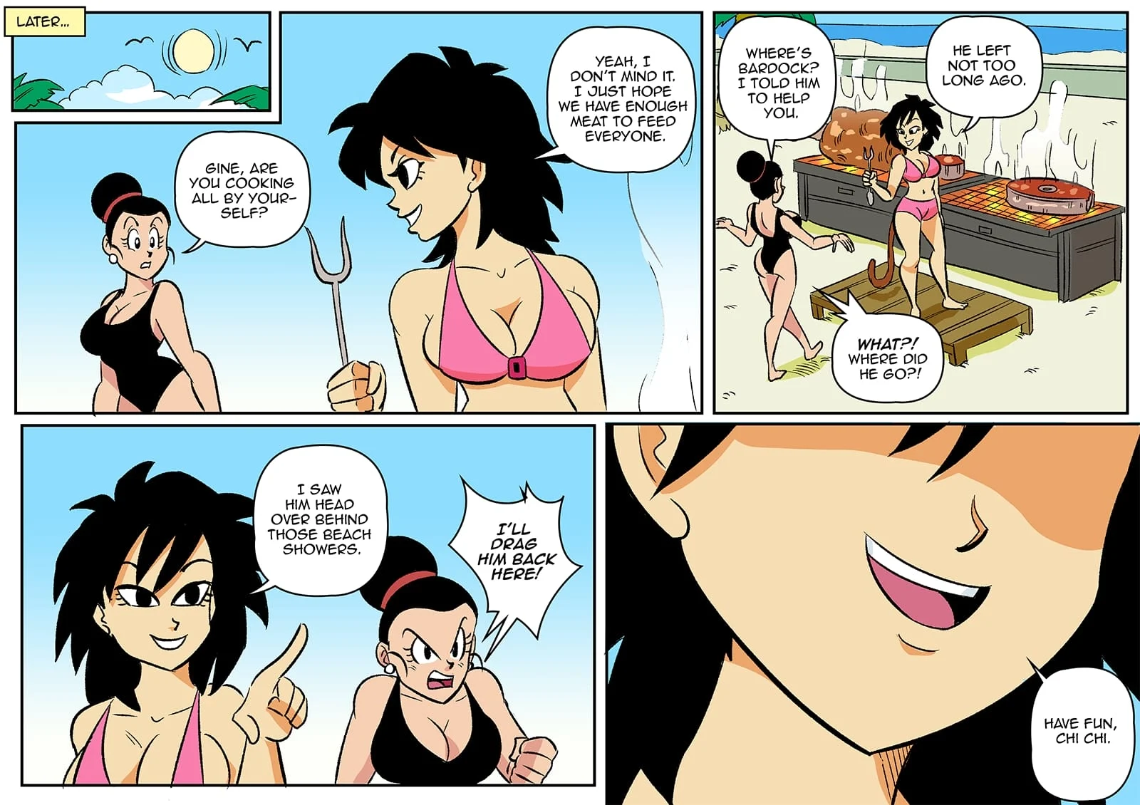 Summer Paradise (Dragon Ball Z) [FunsexyDB] - Chapter 2 — Page 4