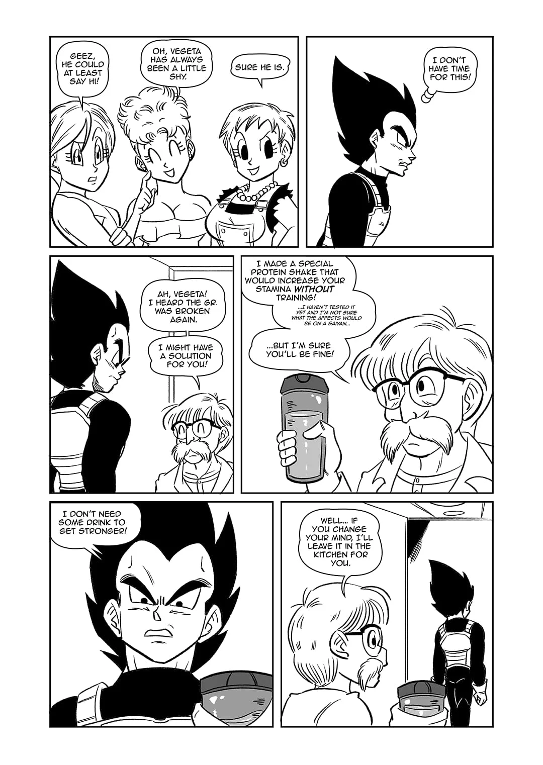 A Brief Affair! (Dragon Ball Super) [FunsexyDB] - Chapter 1 — Page 8