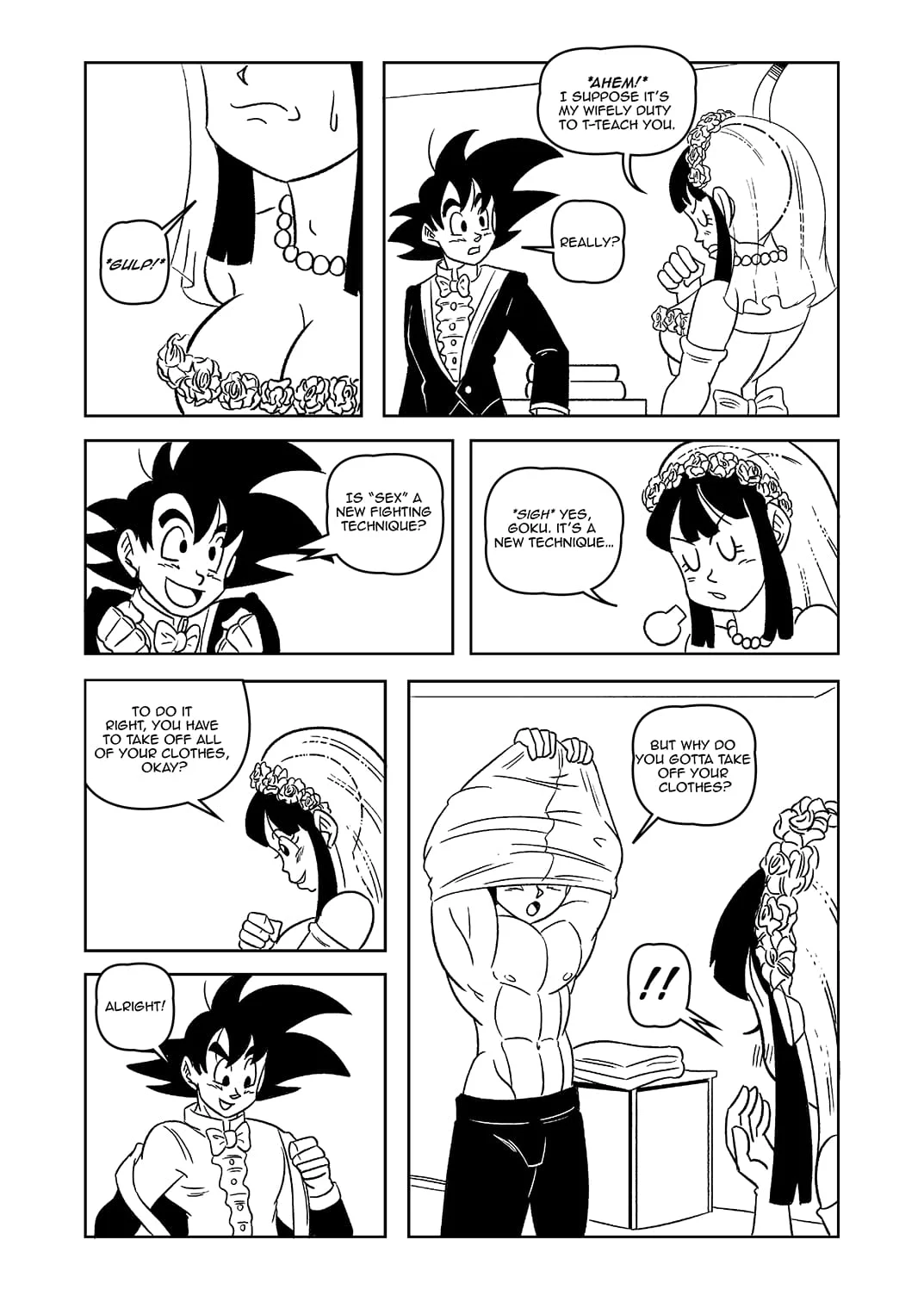 Wedding Night (Dragon Ball) [FunsexyDB] - Chapter 1 — Page 6