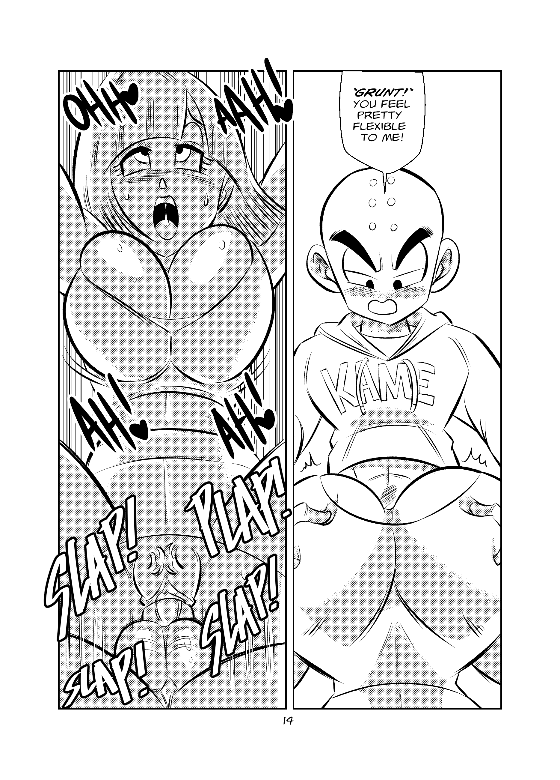 Workout the Turtle School Way! (Dragon Ball Z) [FunsexyDB] - Chapter 1 — Page 15