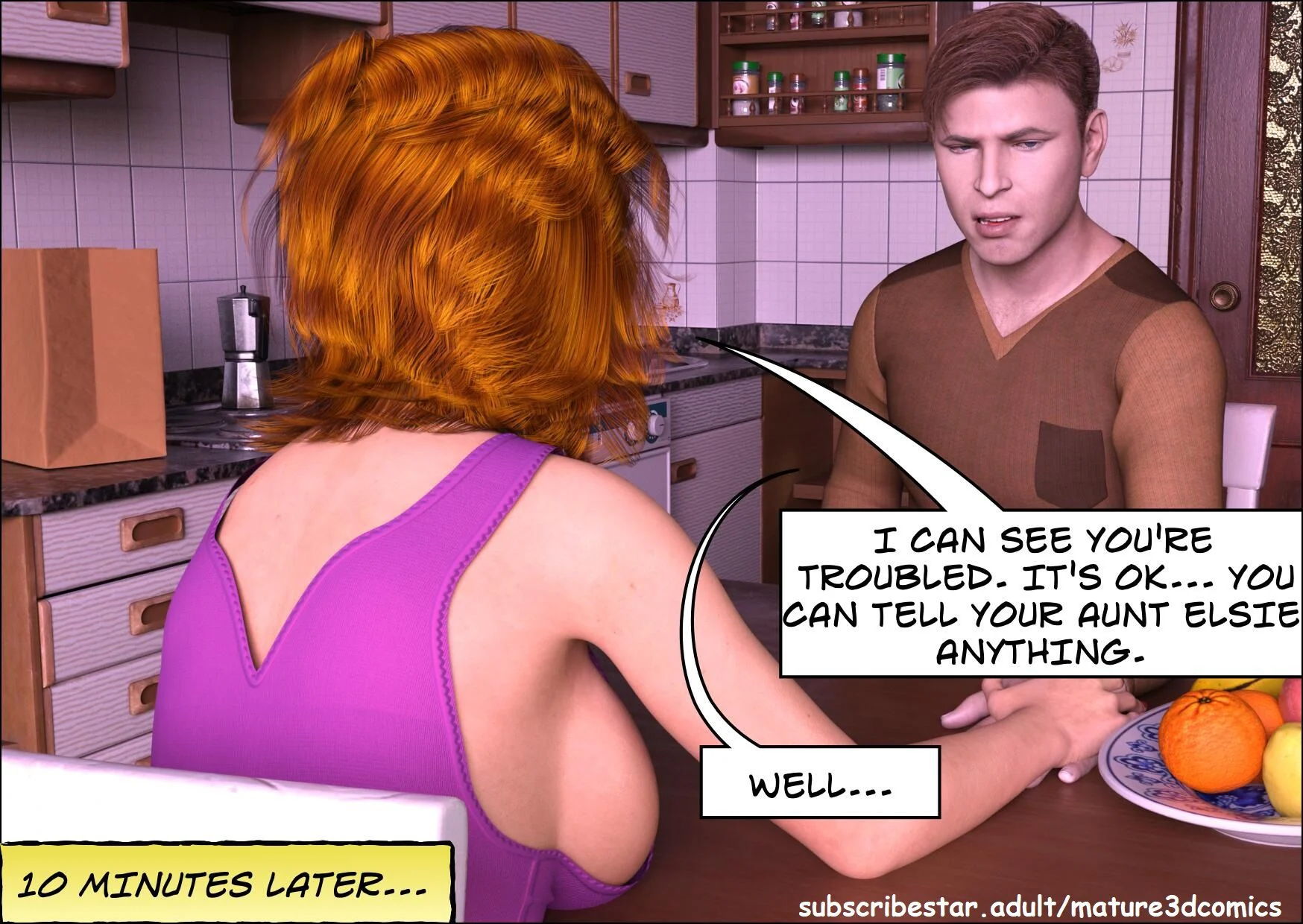 Aunt Elise [Mature3DComics] - Chapter 1 — Page 6