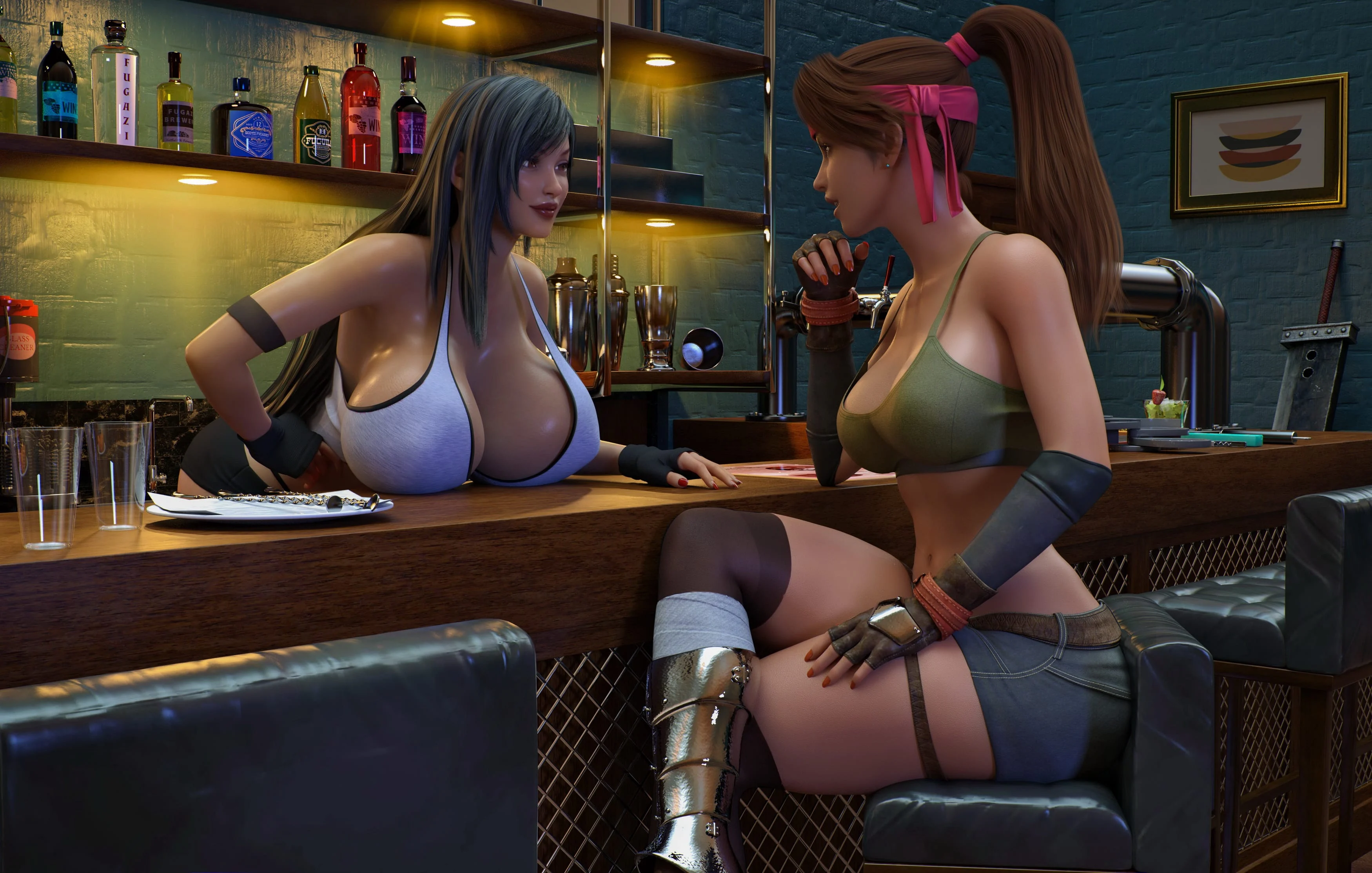 Training After The Close (Final Fantasy VII) [Shockabuki] - Chapter 1 — Page 39