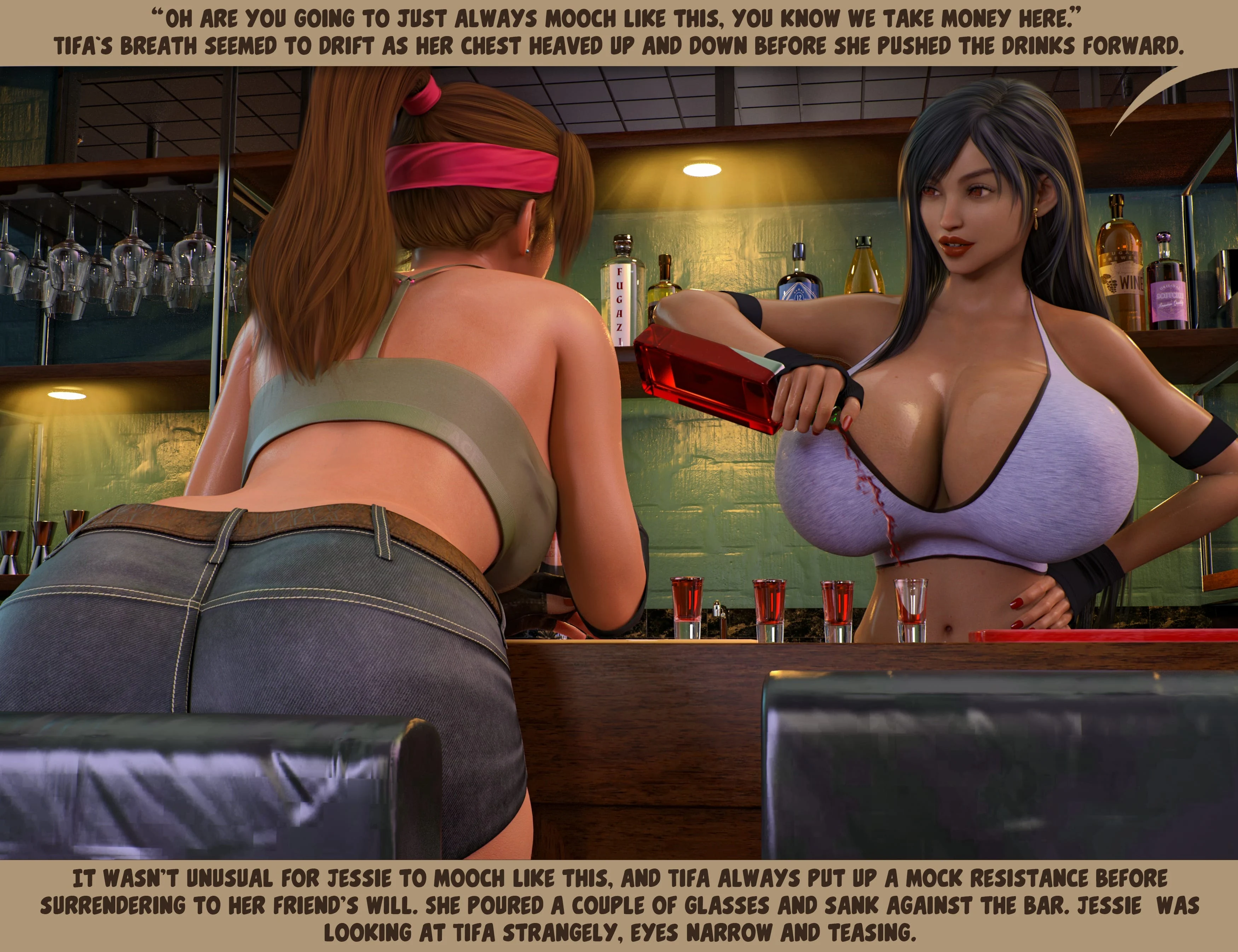 Training After The Close (Final Fantasy VII) [Shockabuki] - Chapter 1 — Page 5