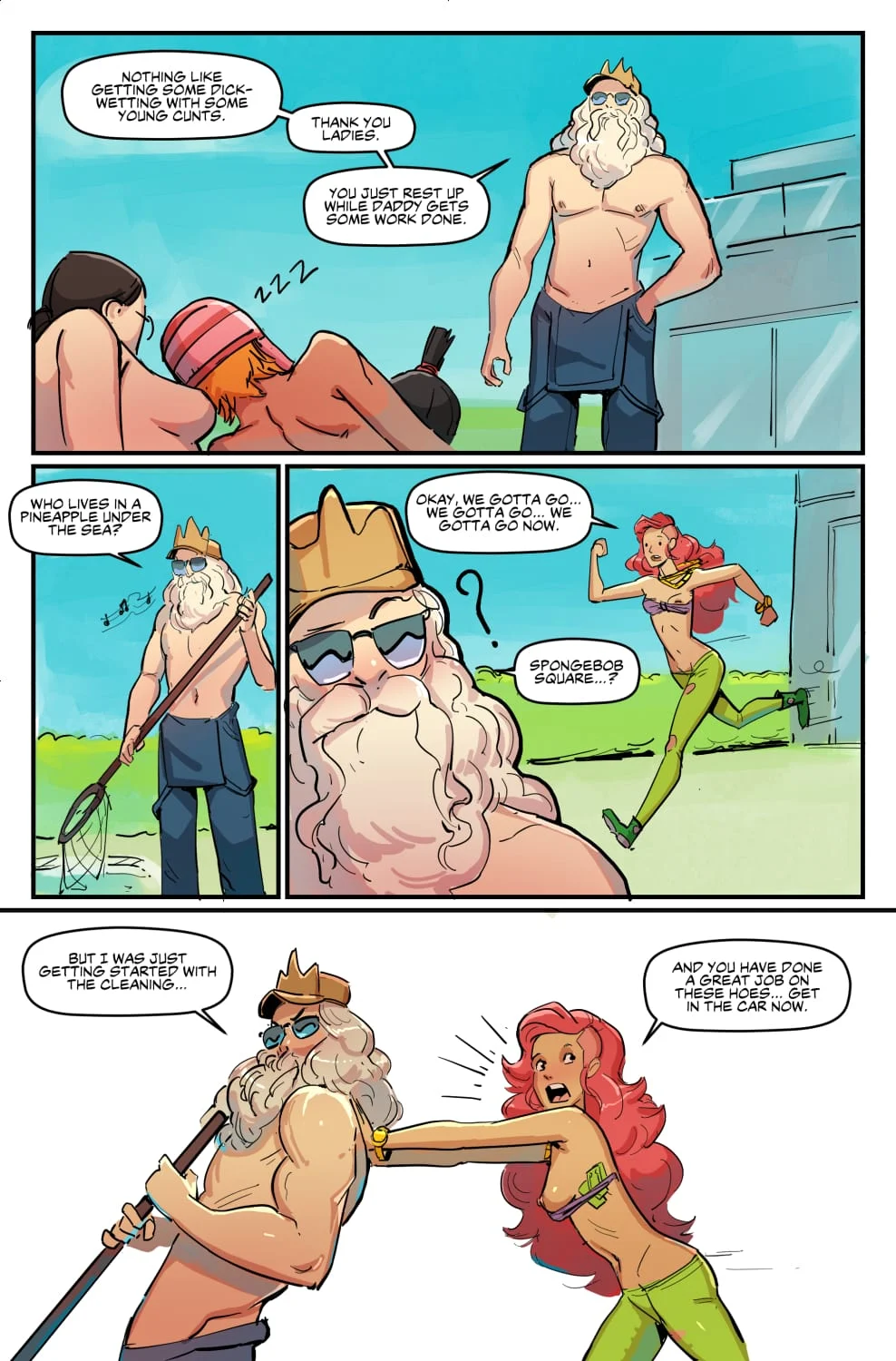 Trashworld: The Pool (The Little Mermaid , Despicable Me) [Disclaimer] - Chapter 1 — Page 16