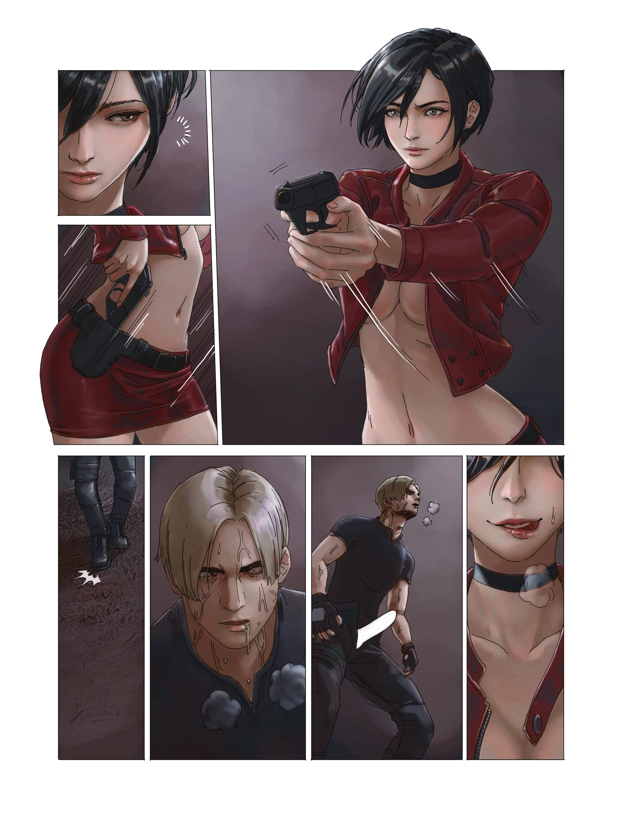 A-da Girl! (Resident Evil) [TSFSingularity , CunCyun] - Chapter 1 — Page 12
