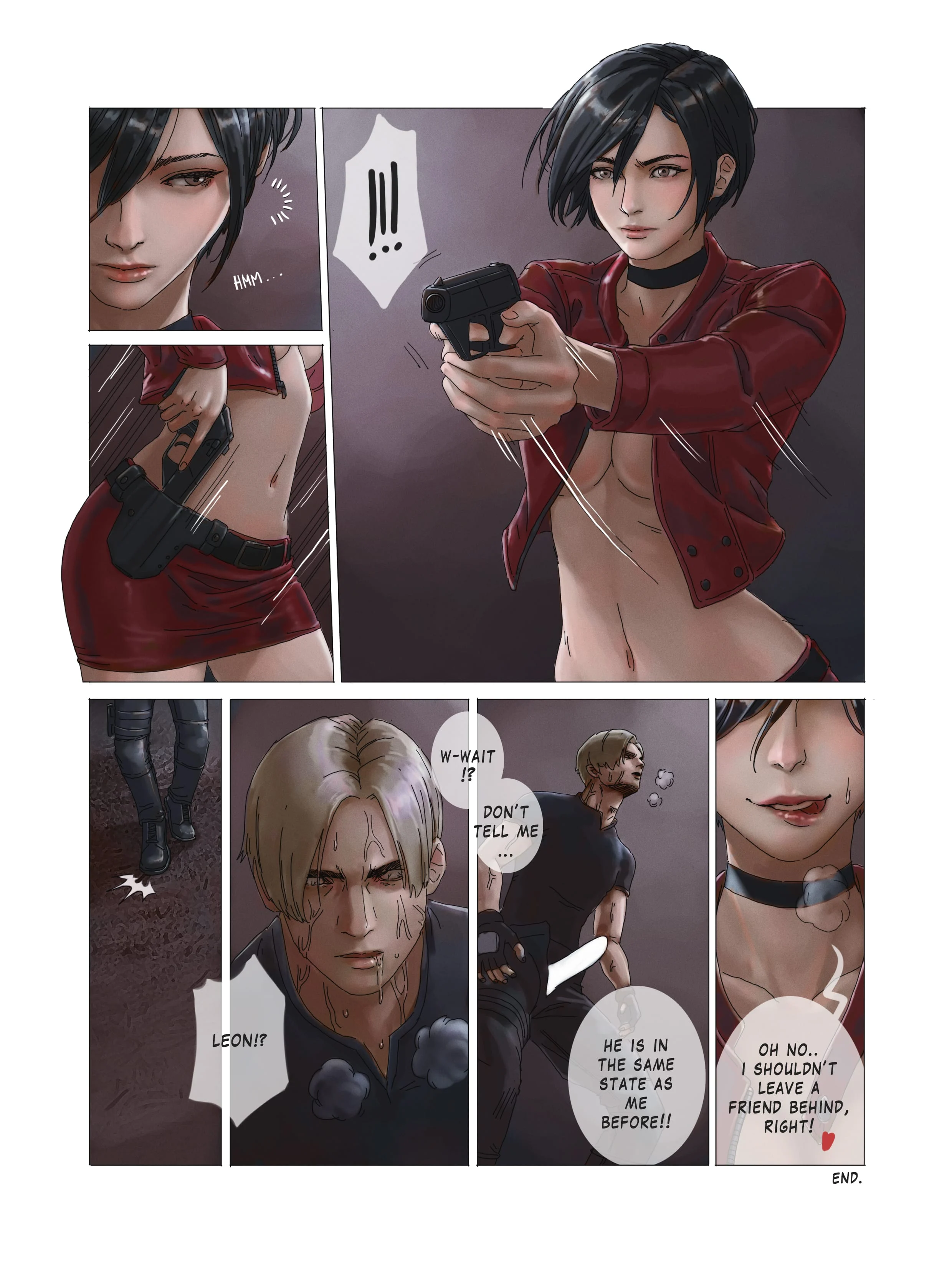 A-da Girl! (Resident Evil) [TSFSingularity , CunCyun] - Chapter 1 — Page 6