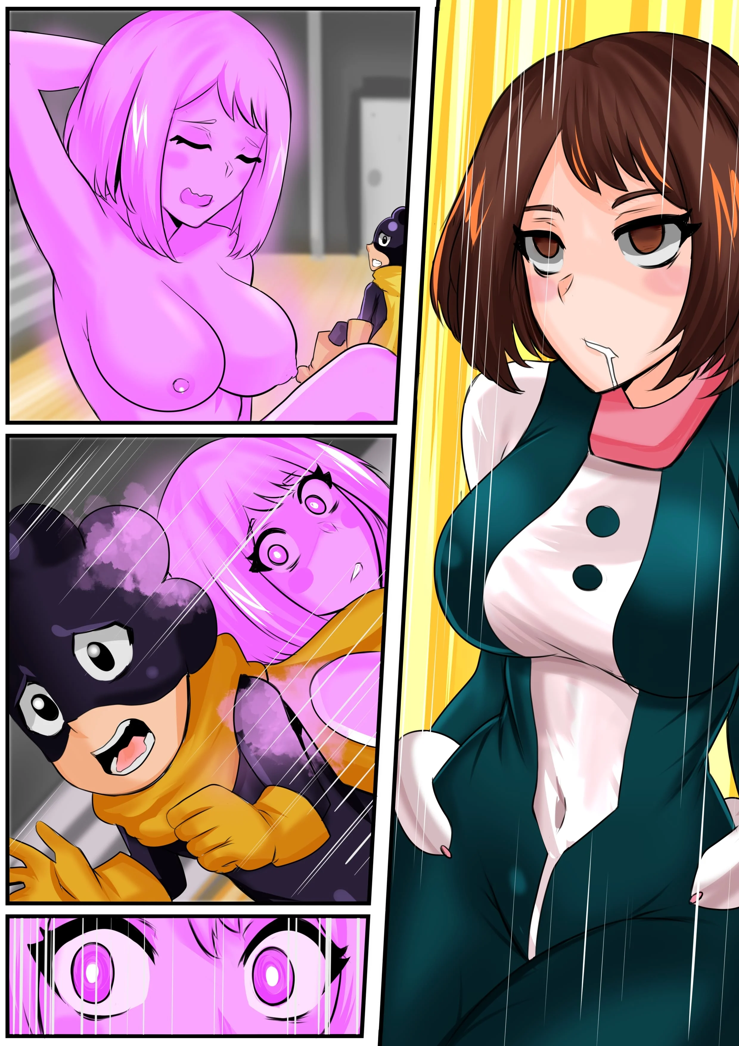 Grapes In The Brain!! (My Hero Academia) [TSFSingularity , BurningMoonWorks] - Chapter 1 — Page 30