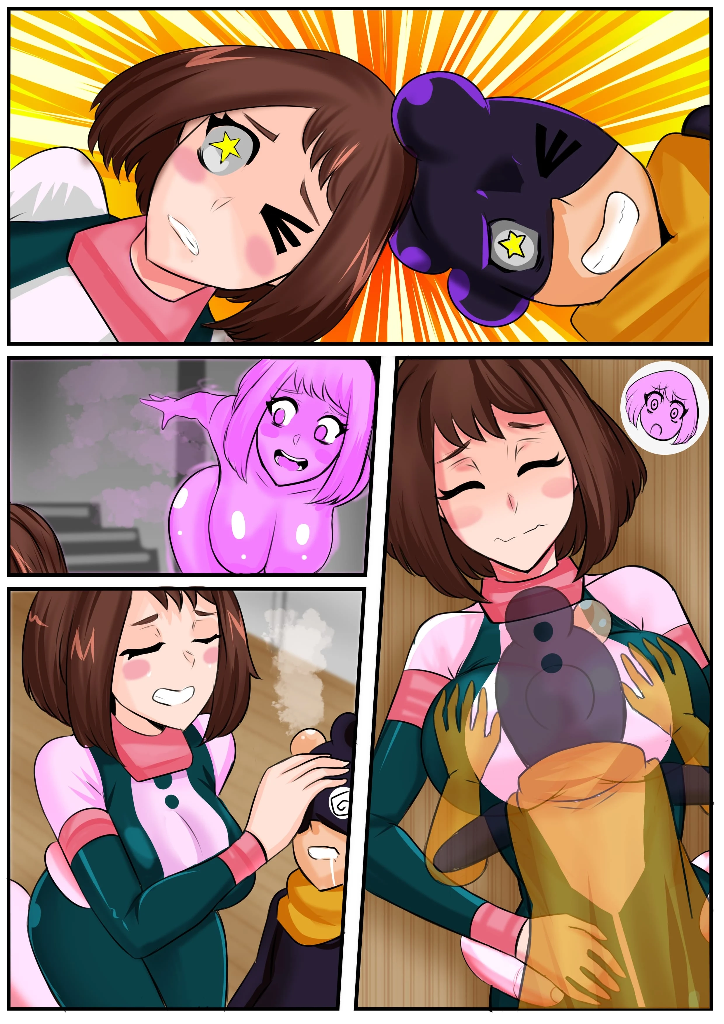 Grapes In The Brain!! (My Hero Academia) [TSFSingularity , BurningMoonWorks] - Chapter 1 — Page 32