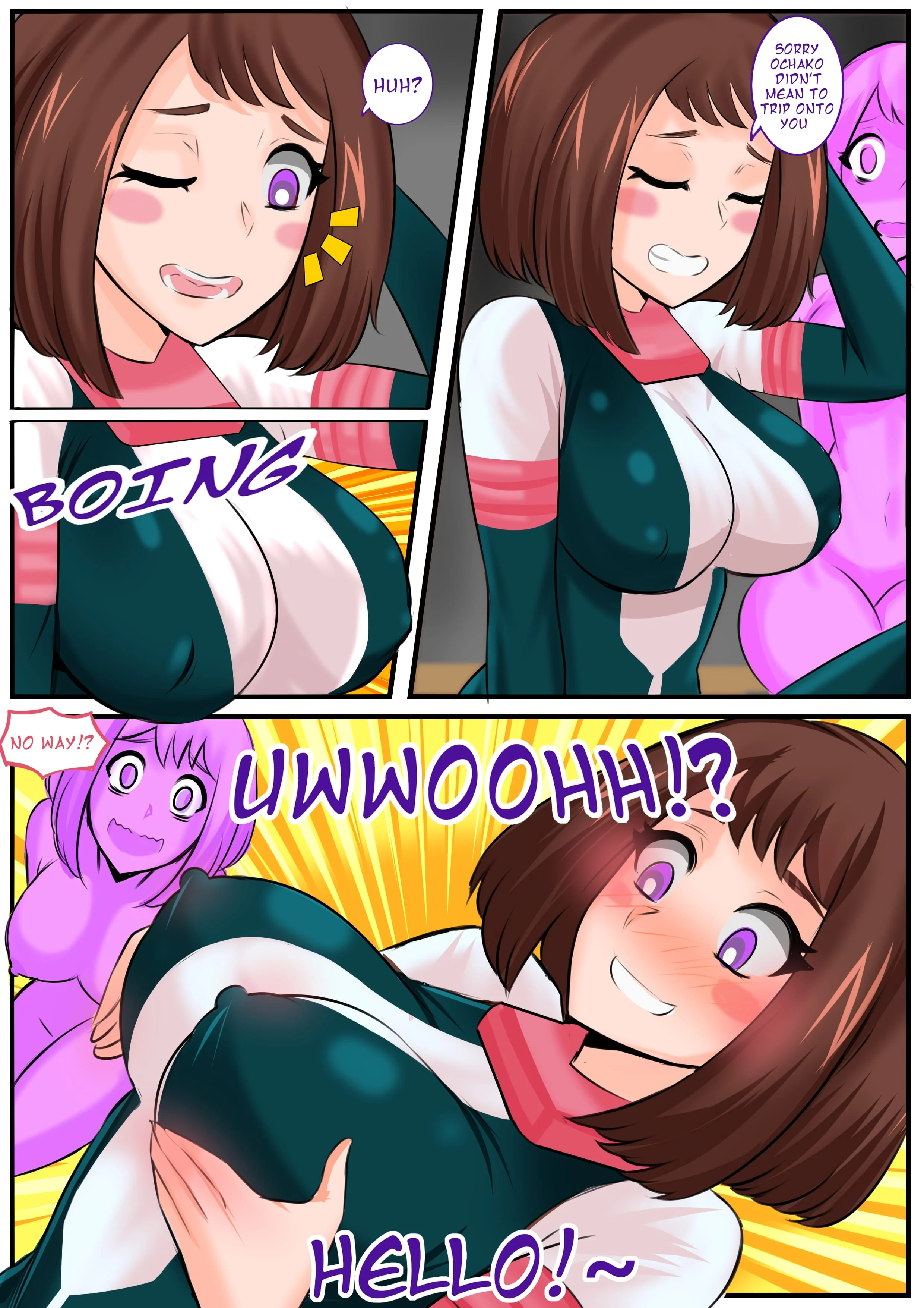 Grapes In The Brain!! (My Hero Academia) [TSFSingularity , BurningMoonWorks] - Chapter 1 — Page 7