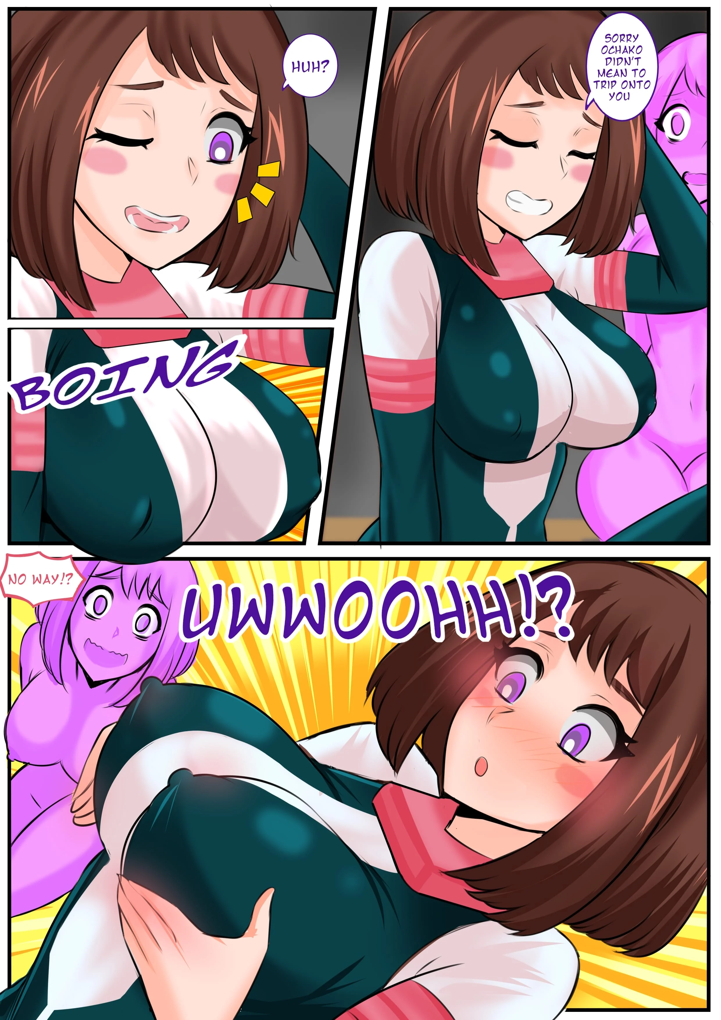 Grapes In The Brain!! (My Hero Academia) [TSFSingularity , BurningMoonWorks] - Chapter 1 — Page 9