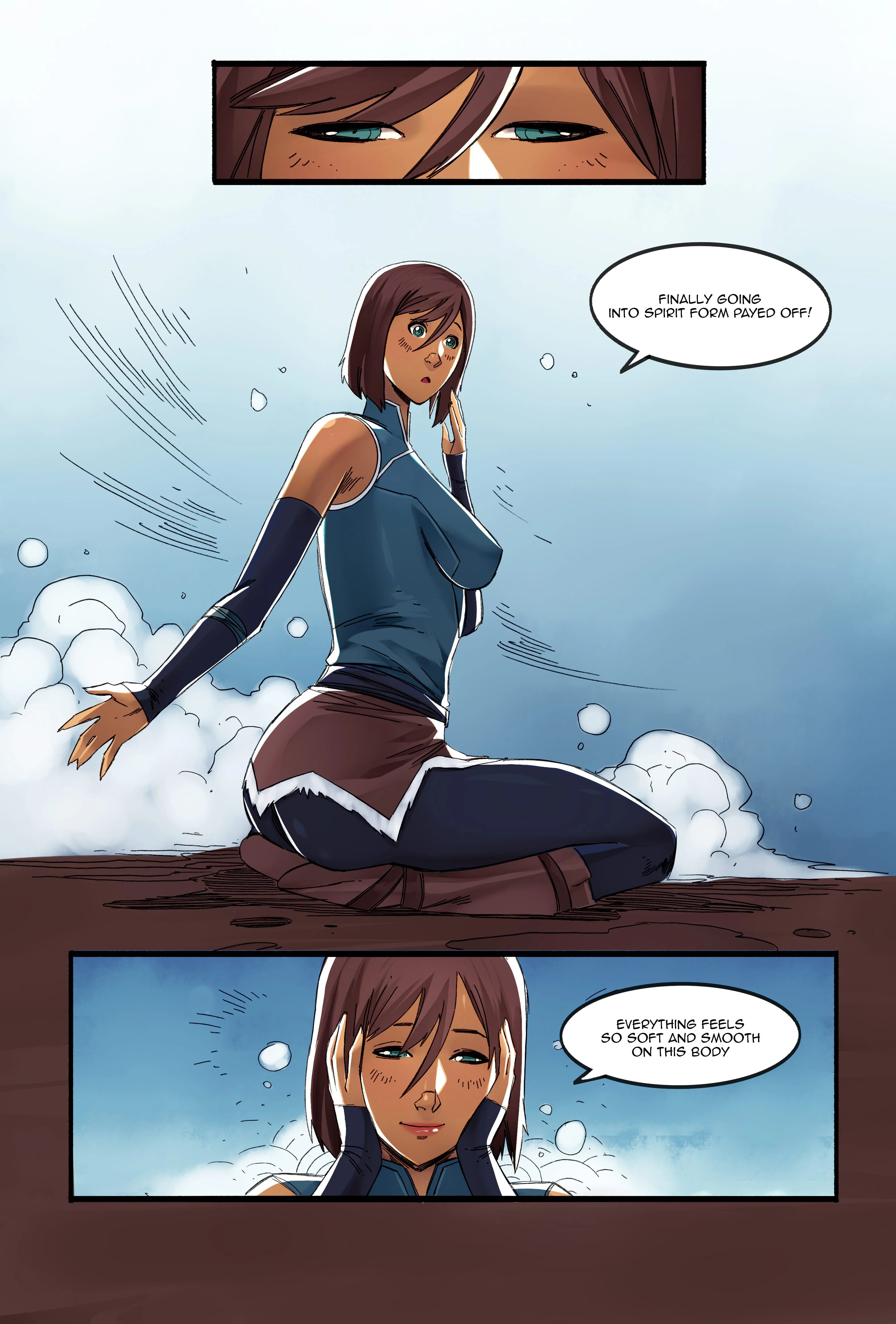 Bolin’s Spiritual Experience! (Legend of Korra) [TSFSingularity , Ralvi Ariyan] - Chapter 1 — Page 4