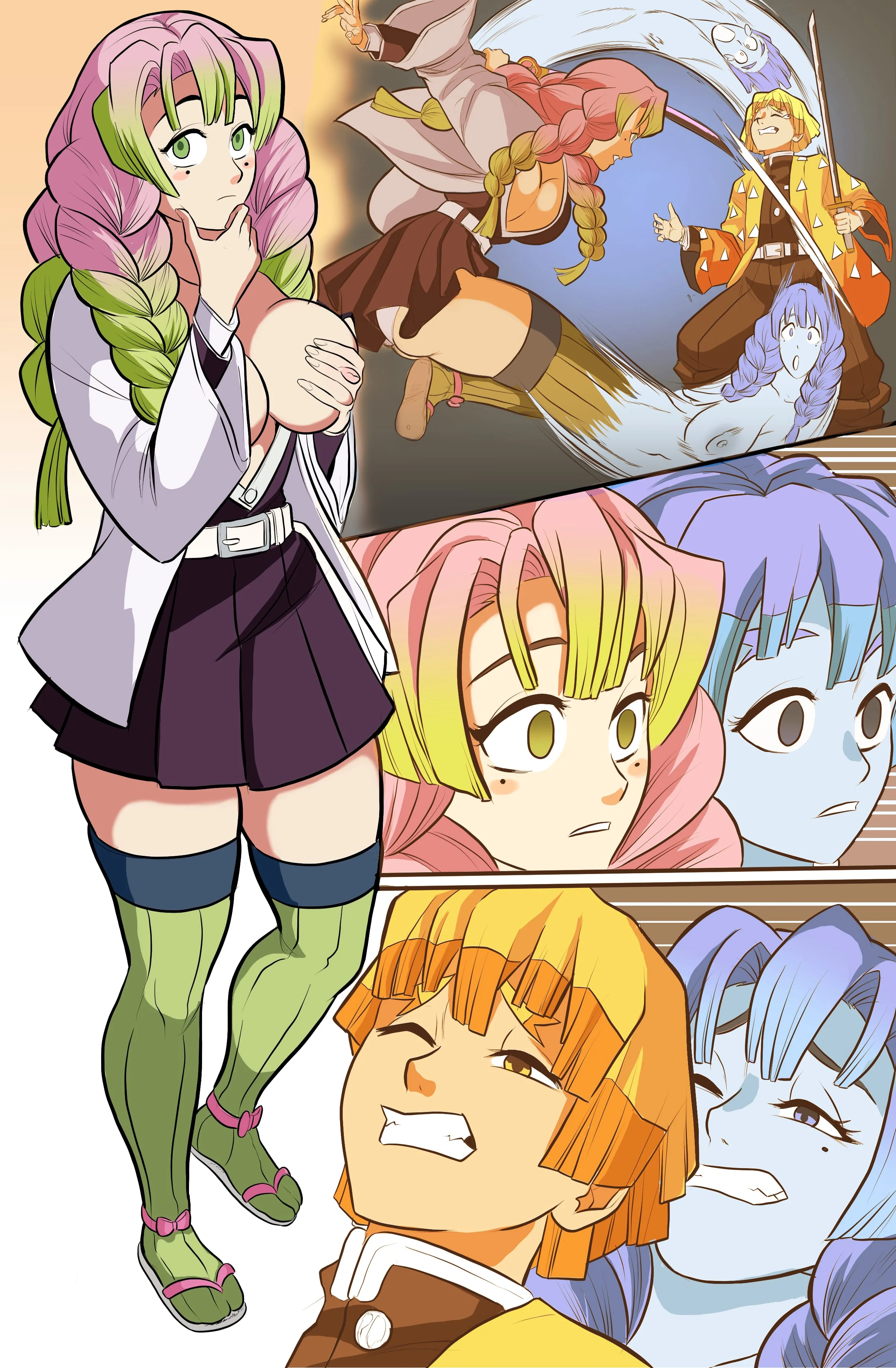 Swap like a Demon! (Demon Slayer Kimetsu no Yaiba) [TSFSingularity , Rokflip] - Chapter 1 — Page 24