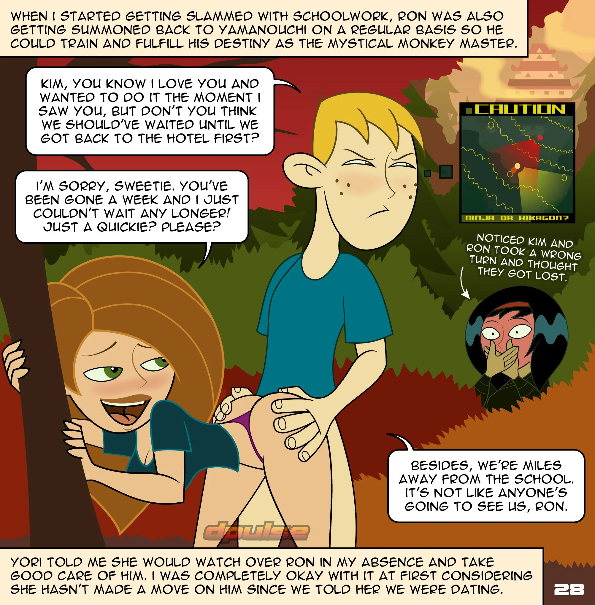 Road to Threesome (Kim Possible) [DeathPulse] - Chapter 1 — Page 30
