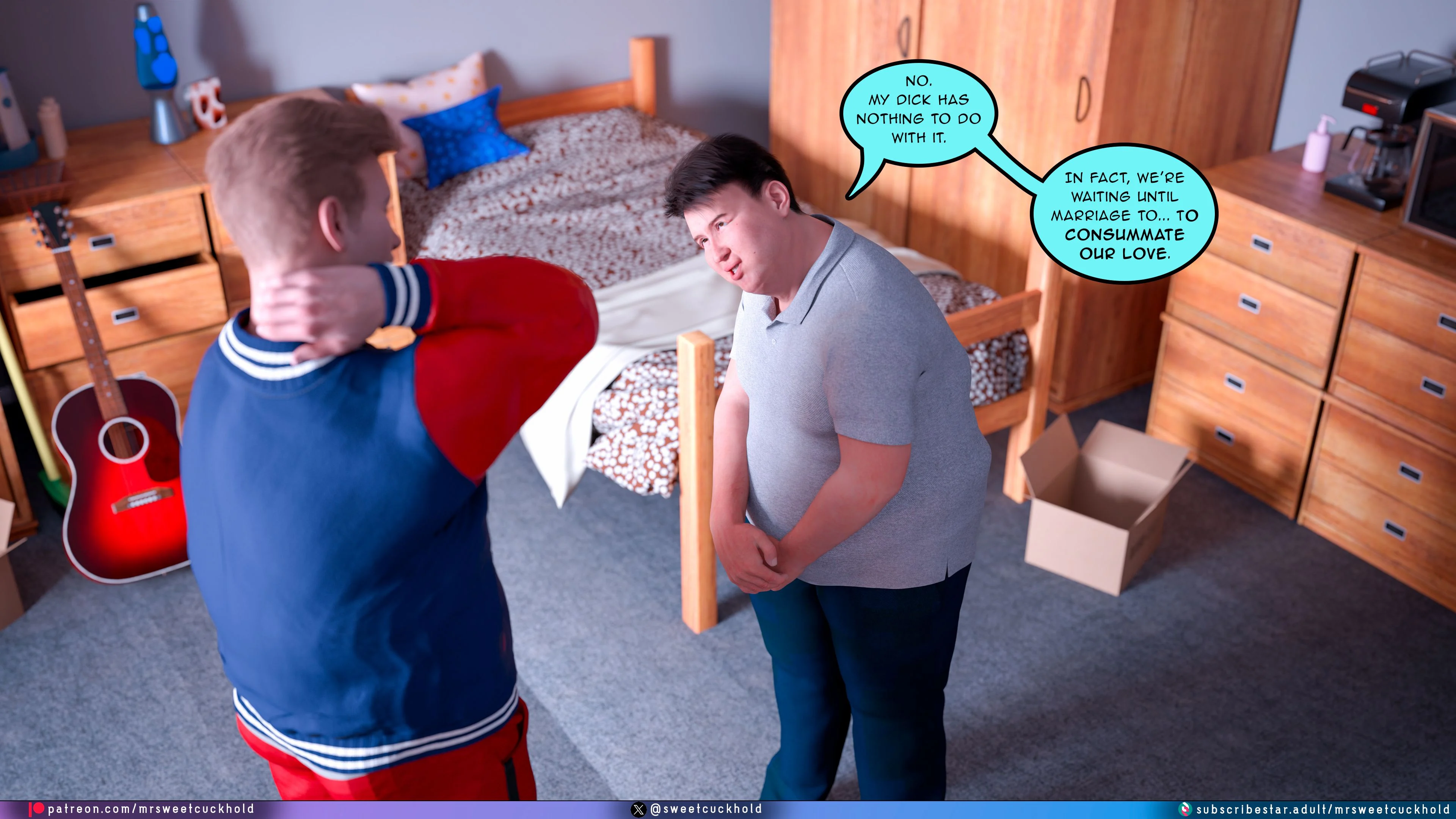 Much bigger than my boyfriend [Mr.SweetCuckhold] - Chapter 7 — Page 54