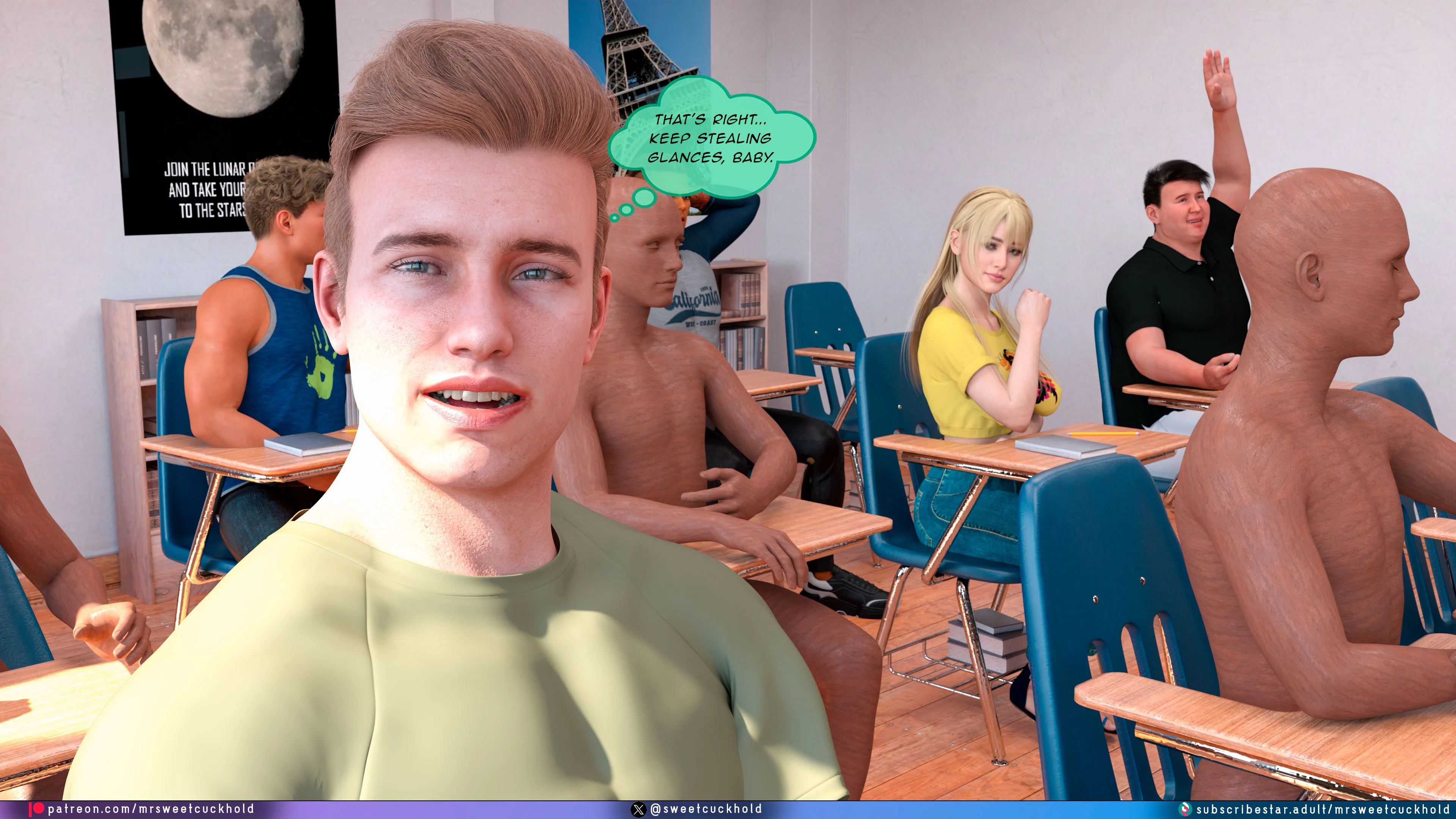 Much bigger than my boyfriend [Mr.SweetCuckhold] - Chapter 7 — Page 91