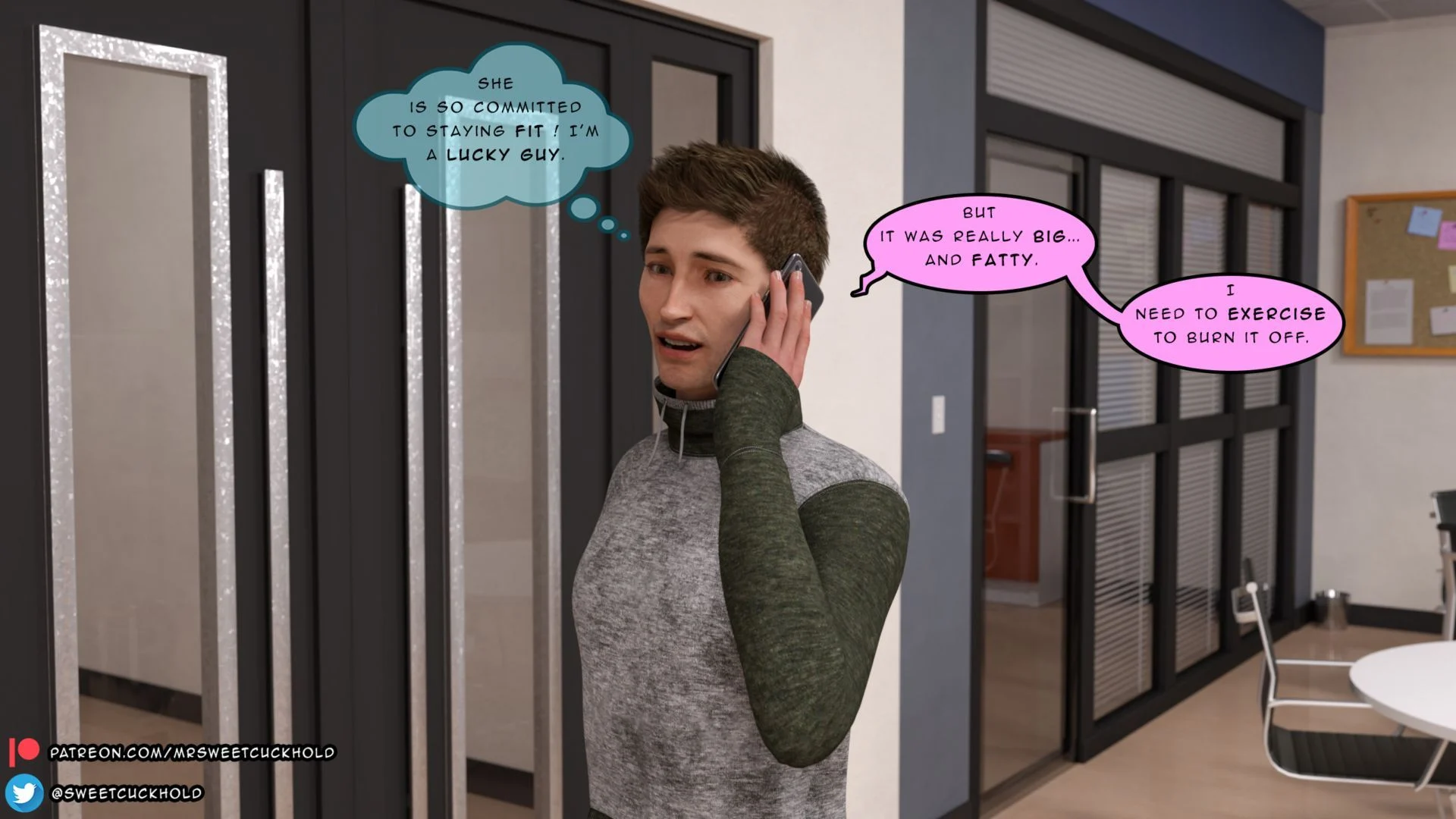 Much bigger than my boyfriend [Mr.SweetCuckhold] - Chapter 4 — Page 33