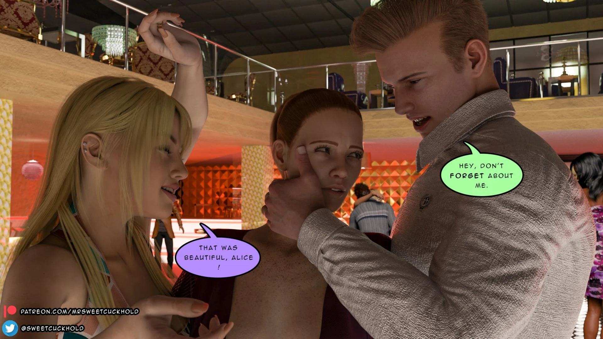 Much bigger than my boyfriend [Mr.SweetCuckhold] - Chapter 4 — Page 93