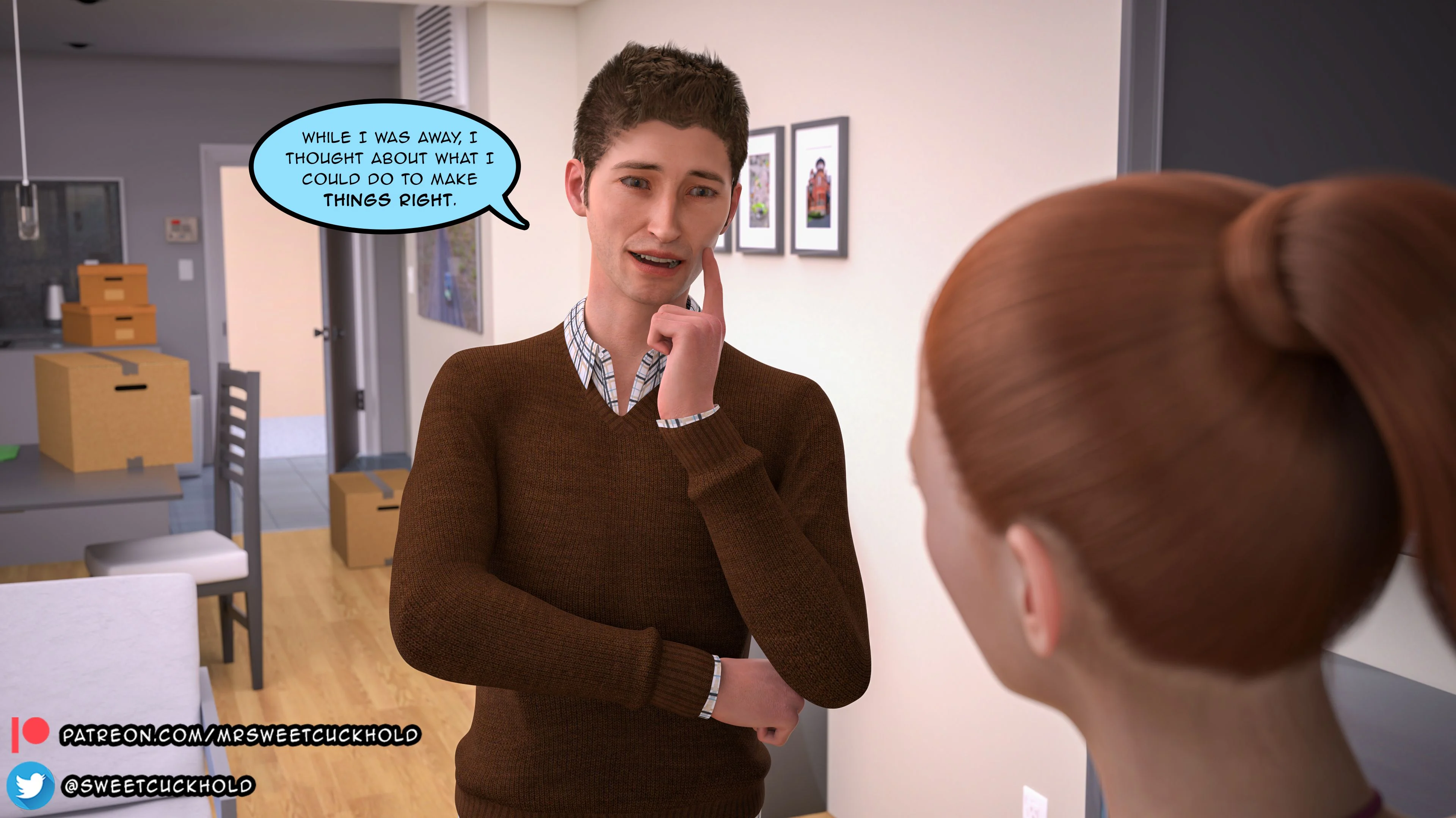 Much bigger than my boyfriend [Mr.SweetCuckhold] - Chapter 5 — Page 34