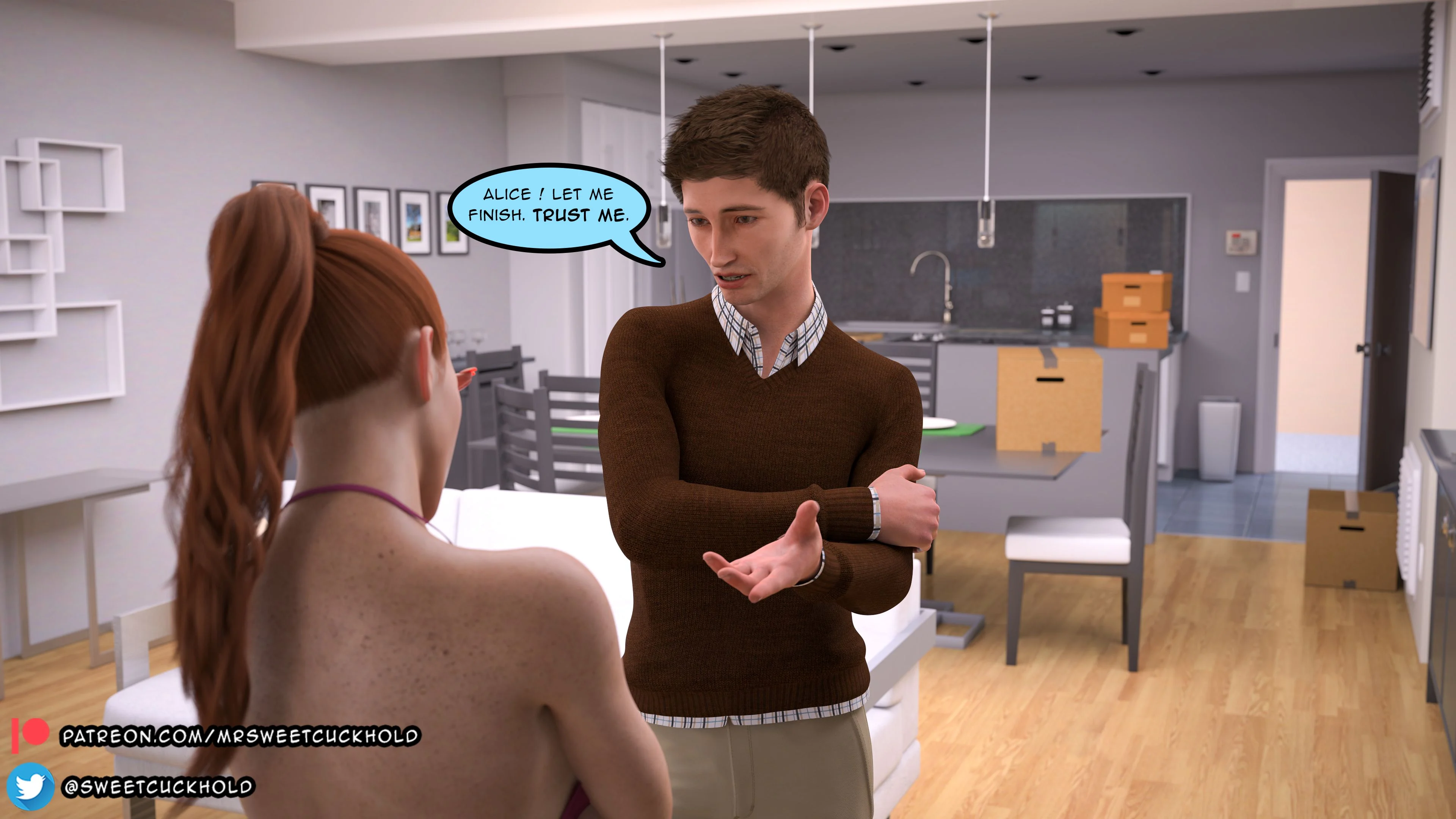 Much bigger than my boyfriend [Mr.SweetCuckhold] - Chapter 5 — Page 37