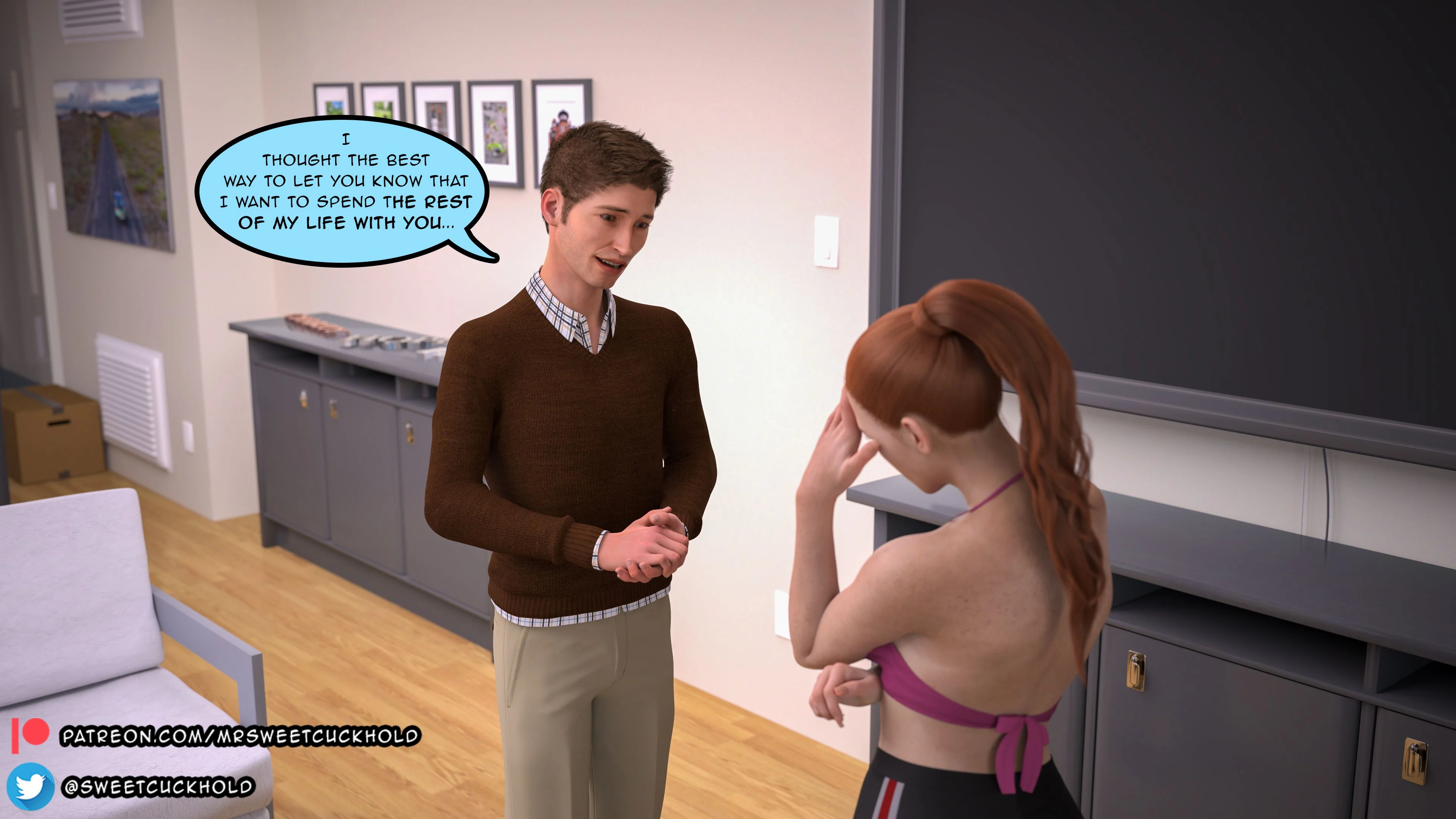 Much bigger than my boyfriend [Mr.SweetCuckhold] - Chapter 5 — Page 38