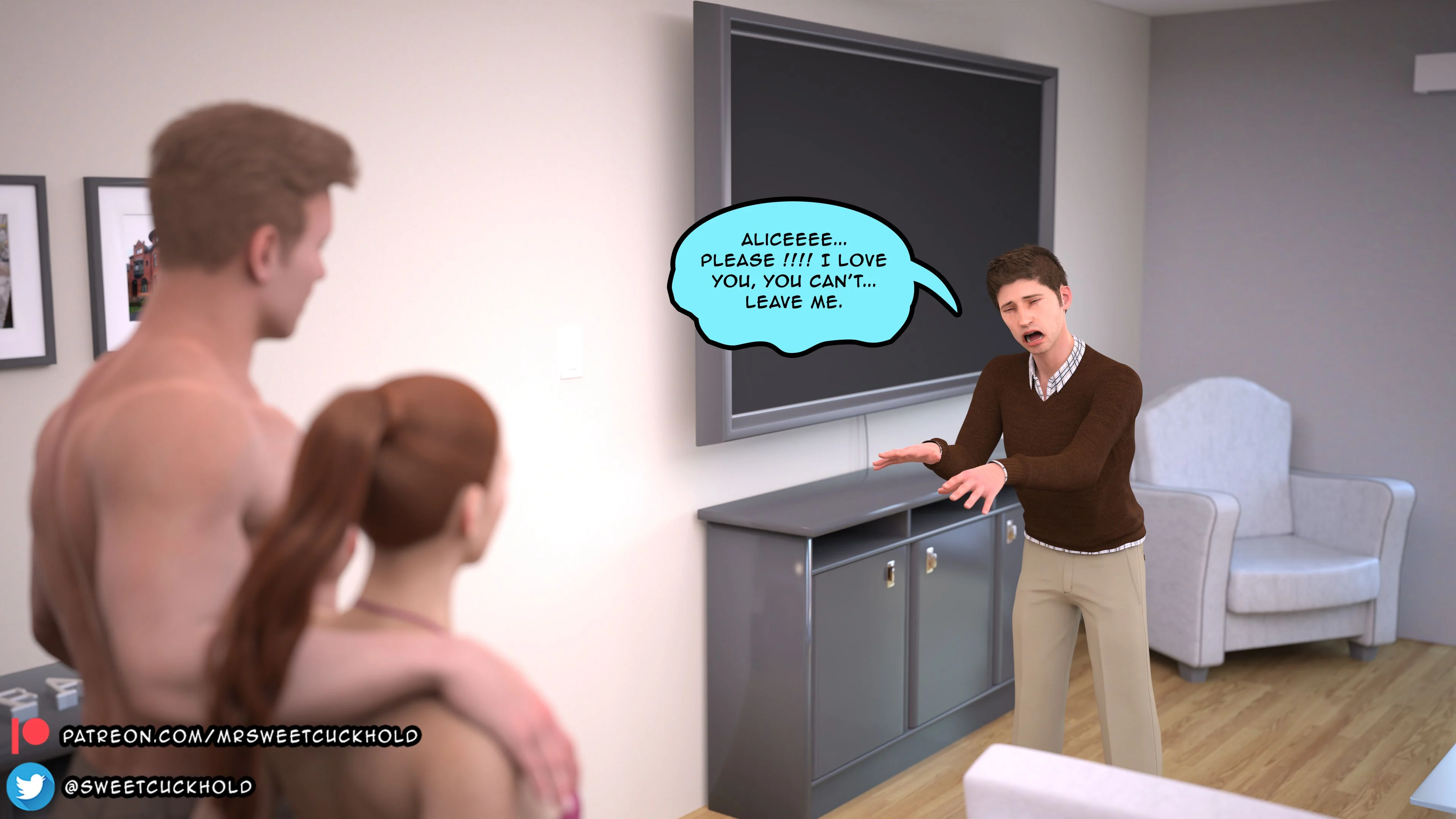 Much bigger than my boyfriend [Mr.SweetCuckhold] - Chapter 5 — Page 56