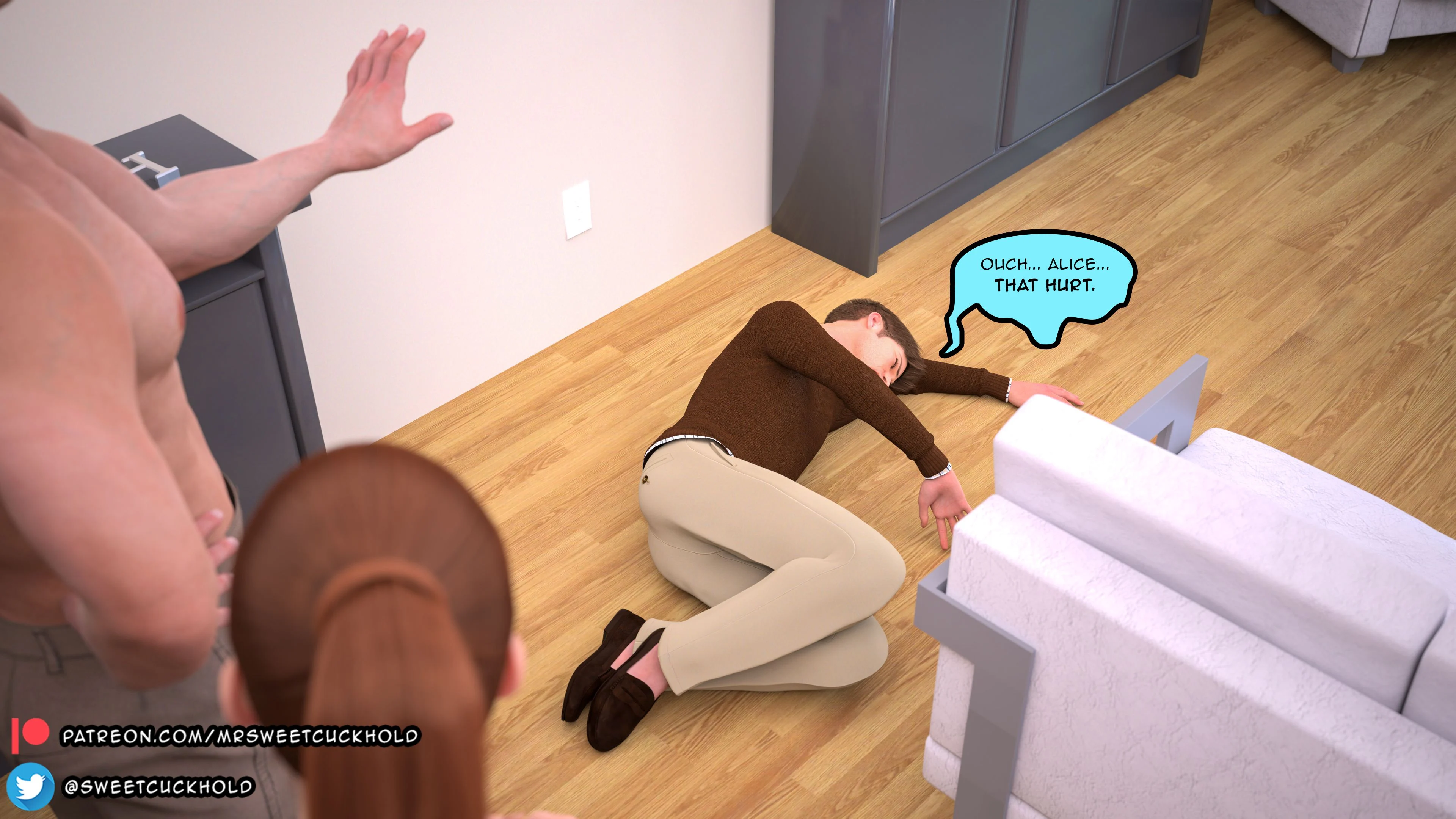 Much bigger than my boyfriend [Mr.SweetCuckhold] - Chapter 5 — Page 61