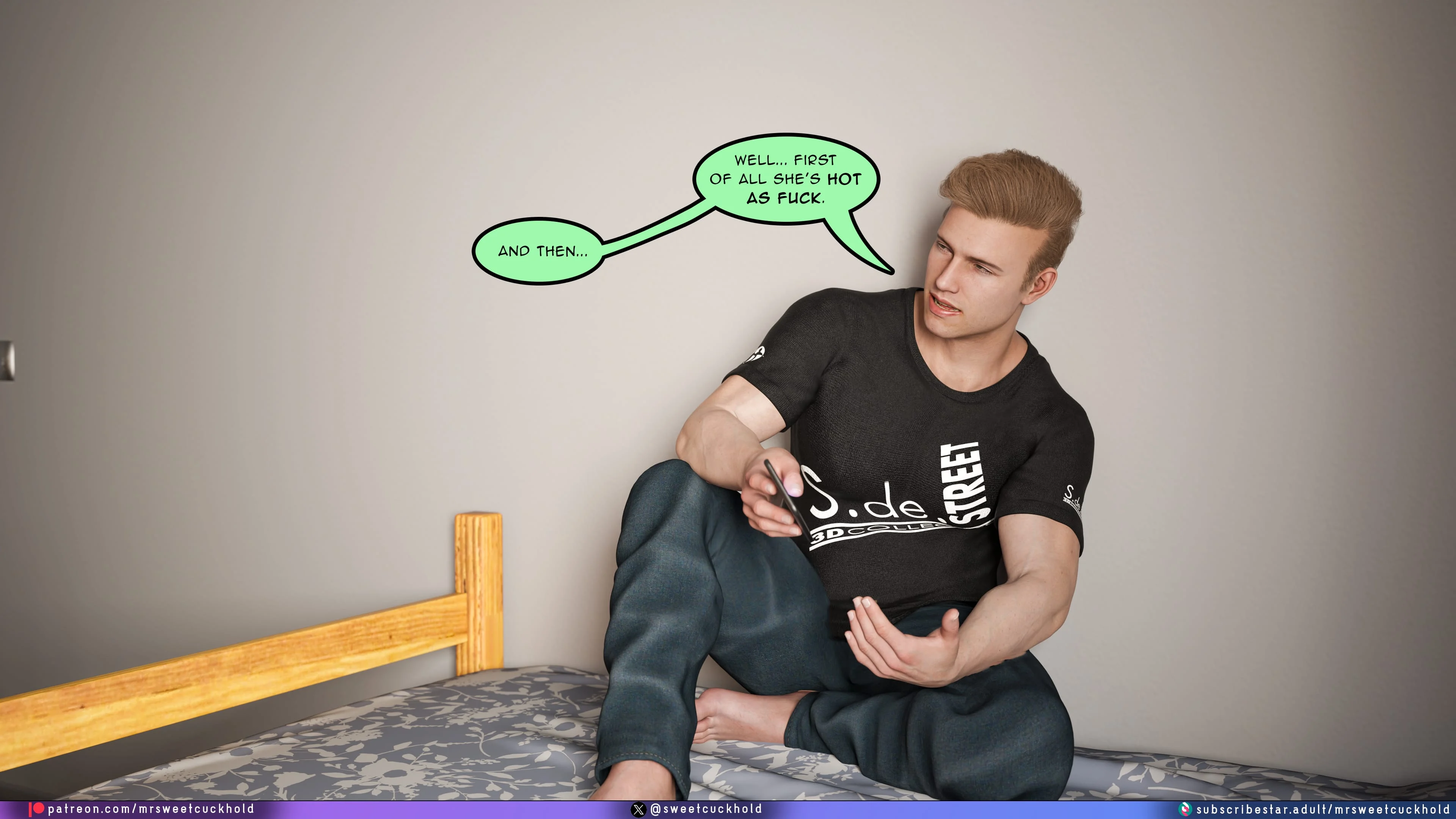 Much bigger than my boyfriend [Mr.SweetCuckhold] - Chapter 10 — Page 53