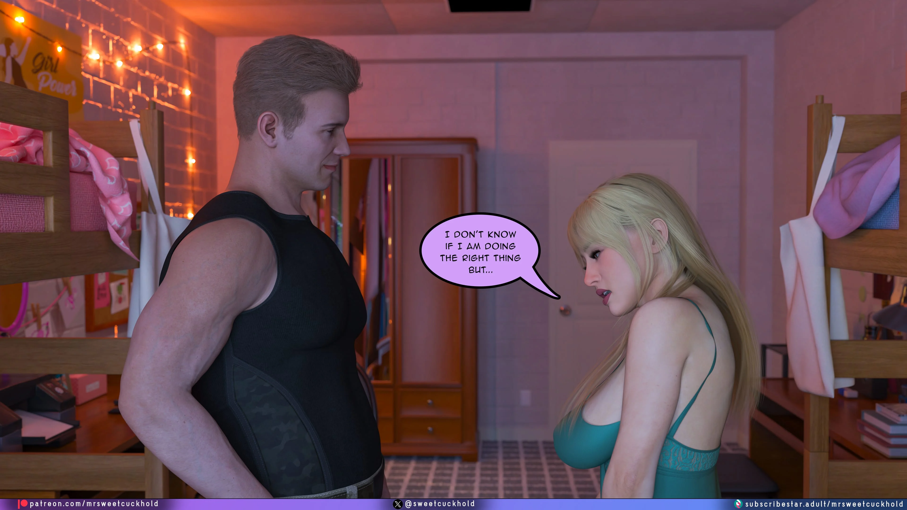 Much bigger than my boyfriend [Mr.SweetCuckhold] - Chapter 10 — Page 82