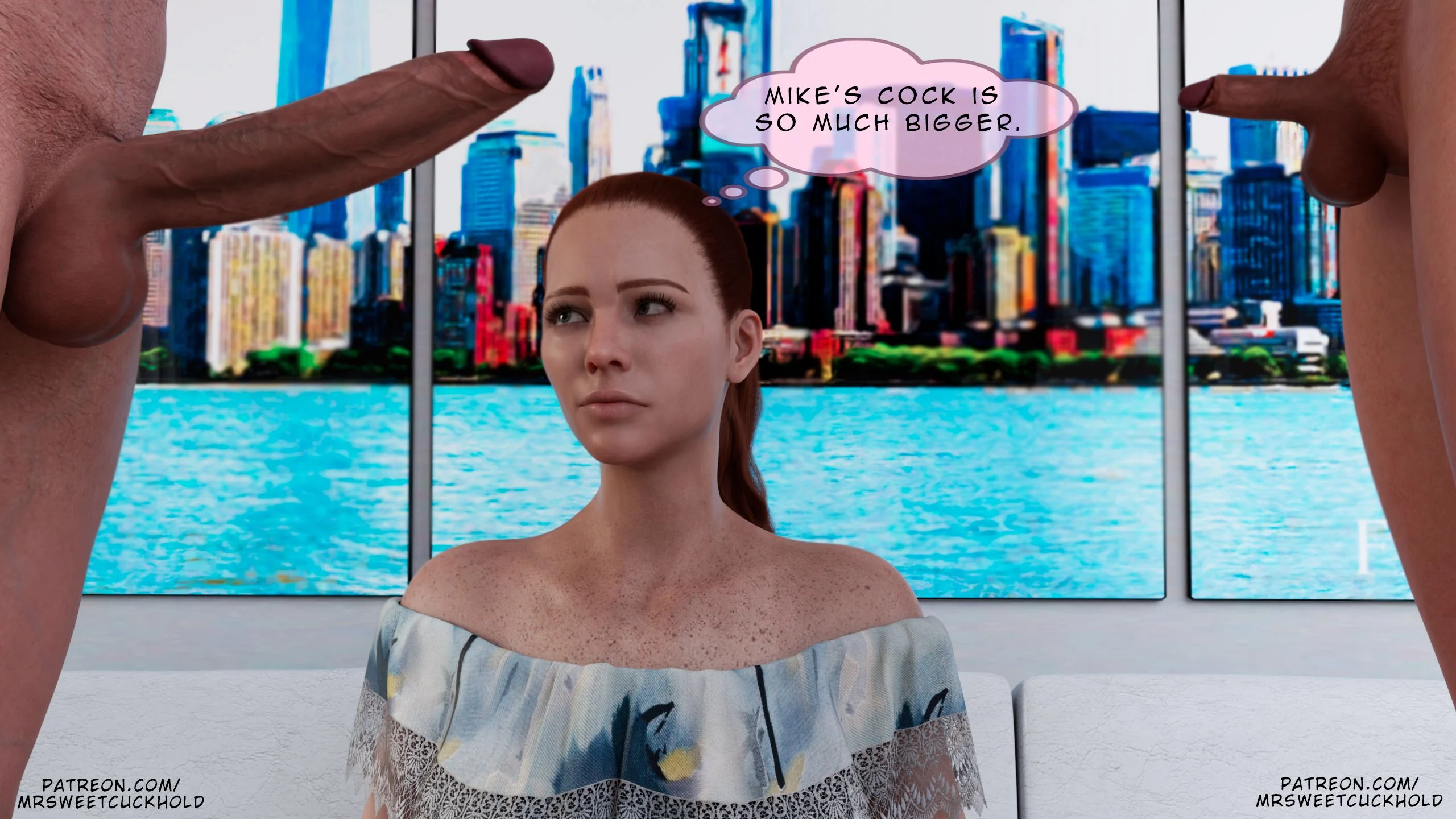 Much bigger than my boyfriend [Mr.SweetCuckhold] - Chapter 2 — Page 9