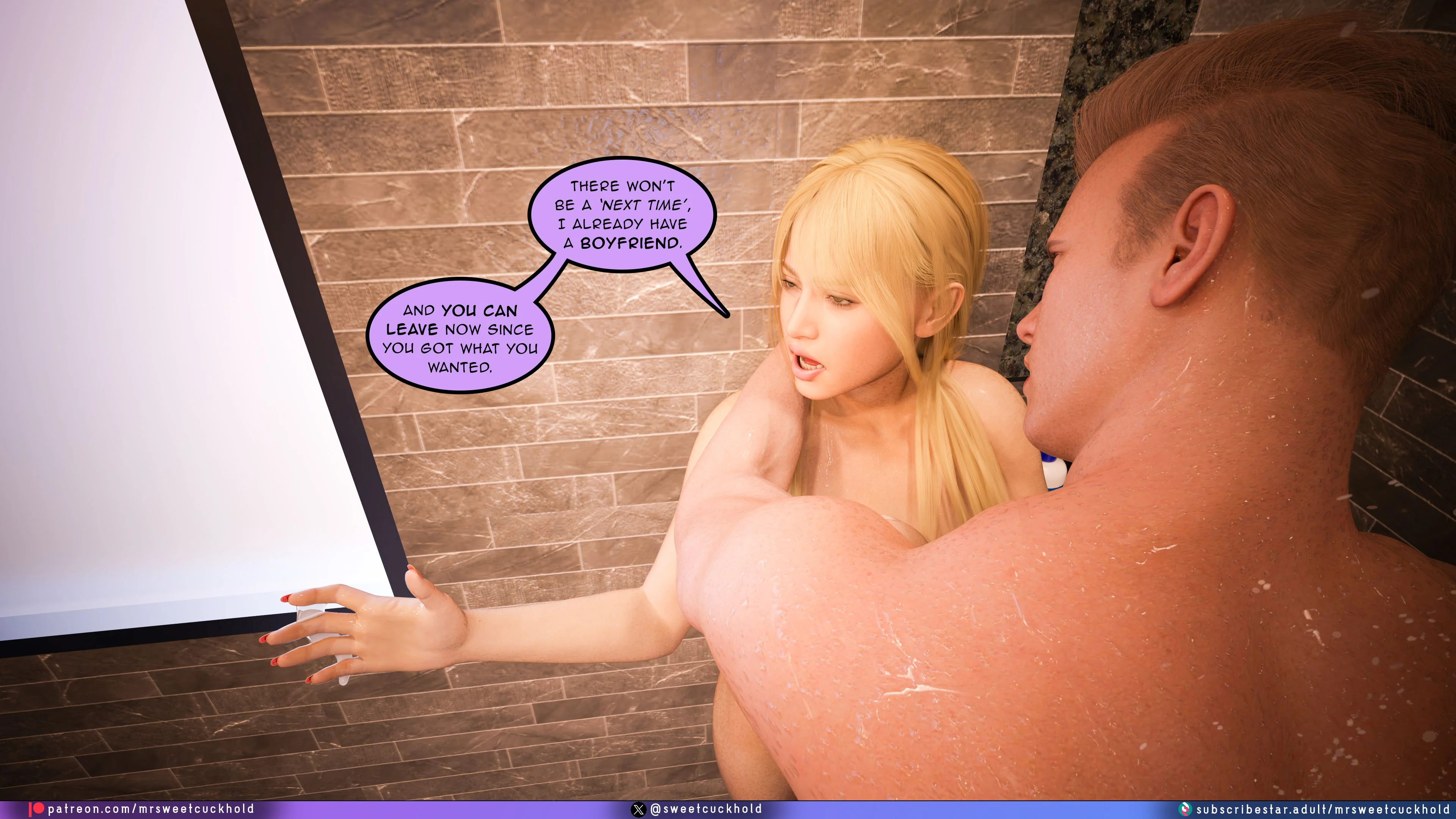 Much bigger than my boyfriend [Mr.SweetCuckhold] - Chapter 8 — Page 101