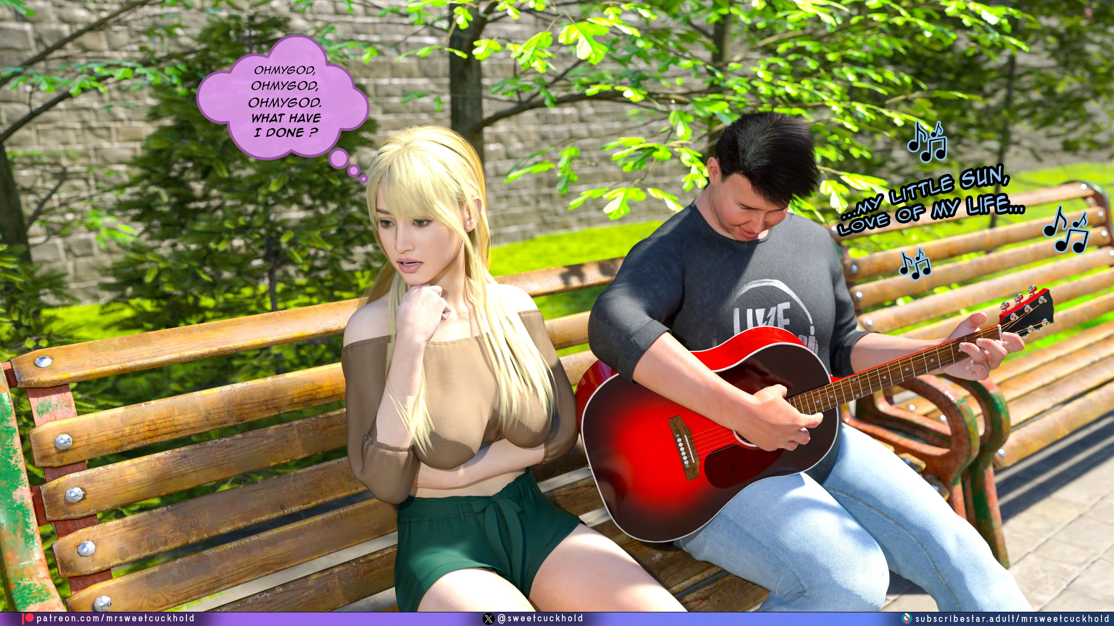 Much bigger than my boyfriend [Mr.SweetCuckhold] - Chapter 8 — Page 108