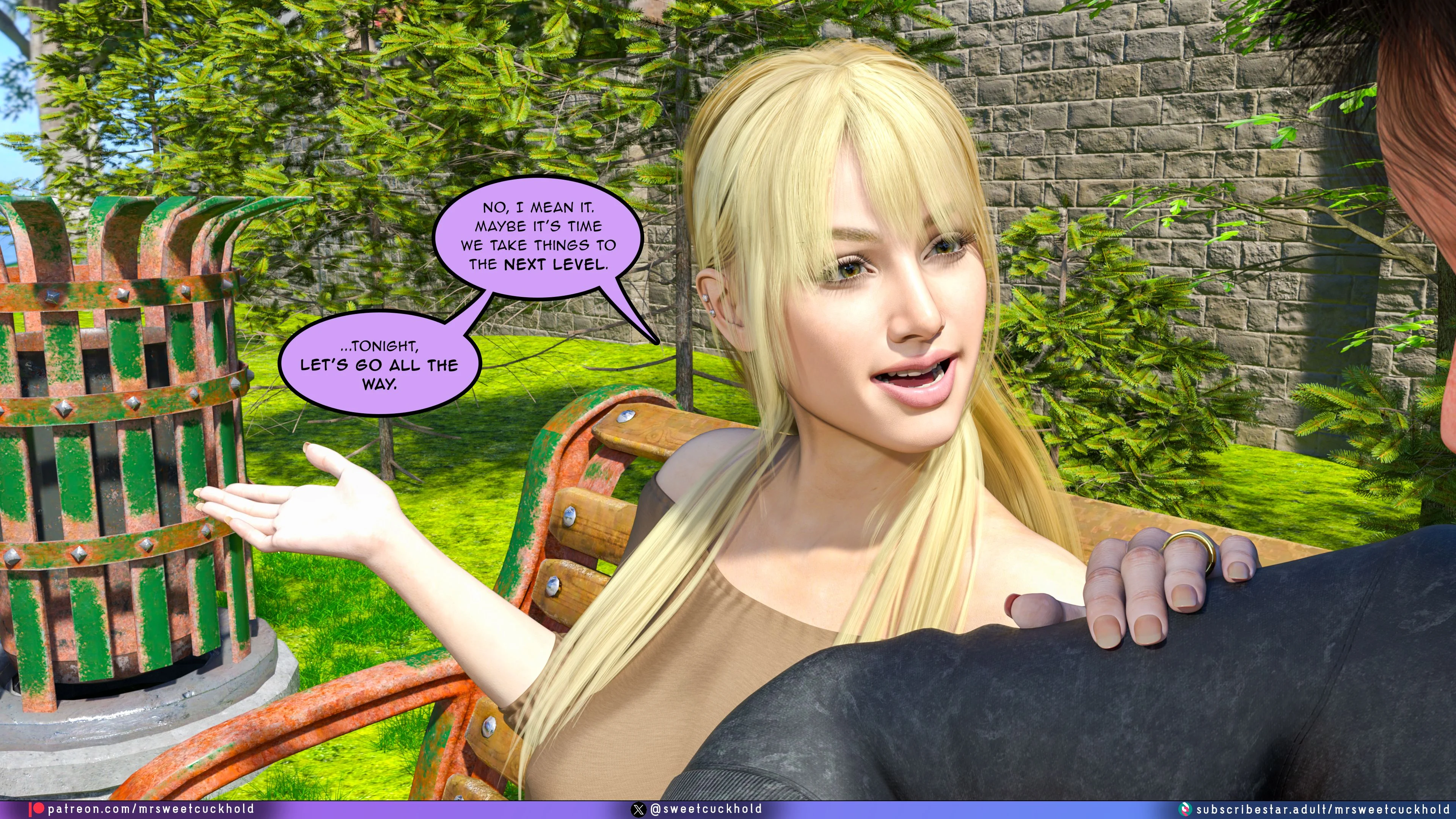 Much bigger than my boyfriend [Mr.SweetCuckhold] - Chapter 8 — Page 114