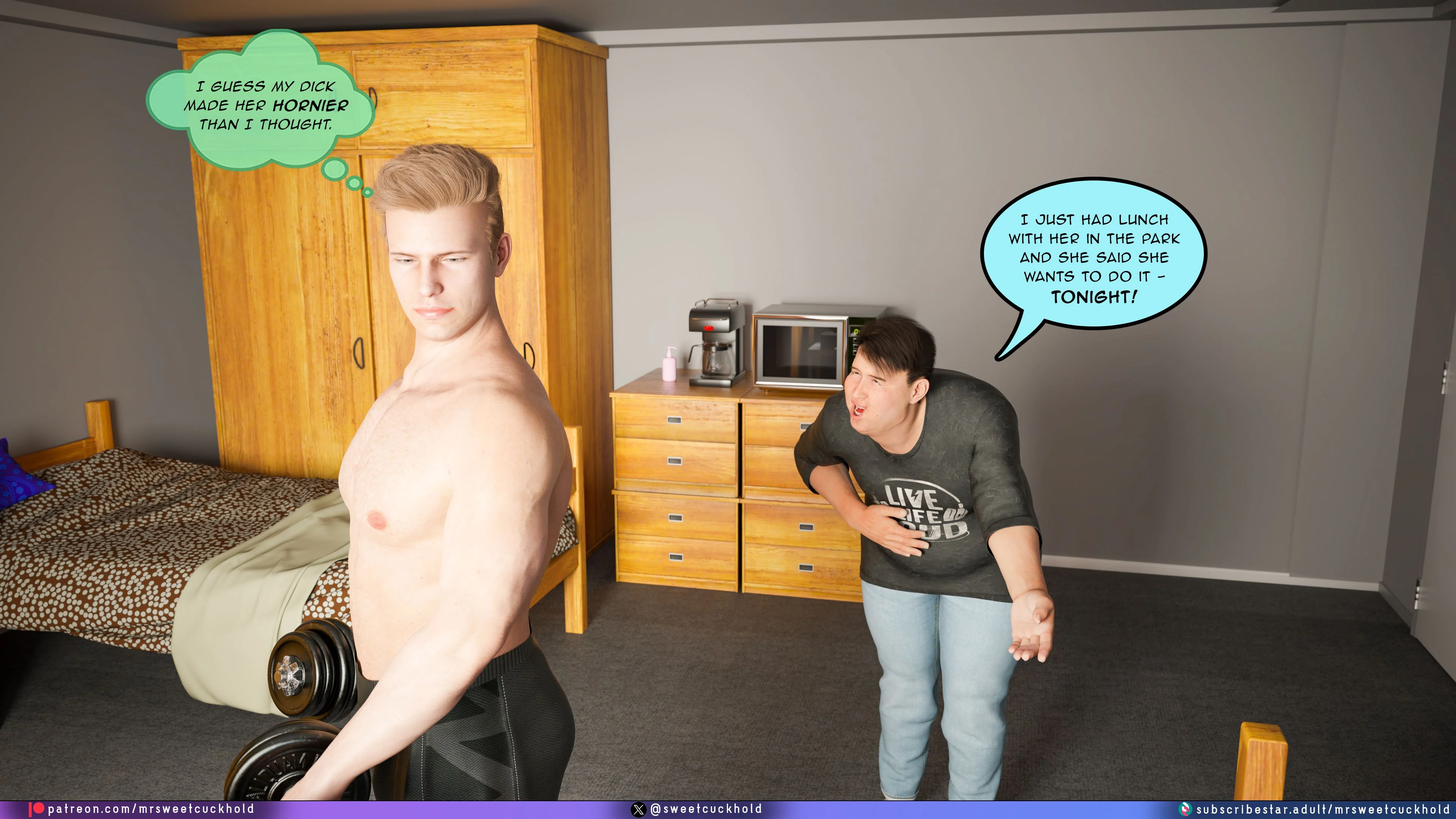 Much bigger than my boyfriend [Mr.SweetCuckhold] - Chapter 8 — Page 122