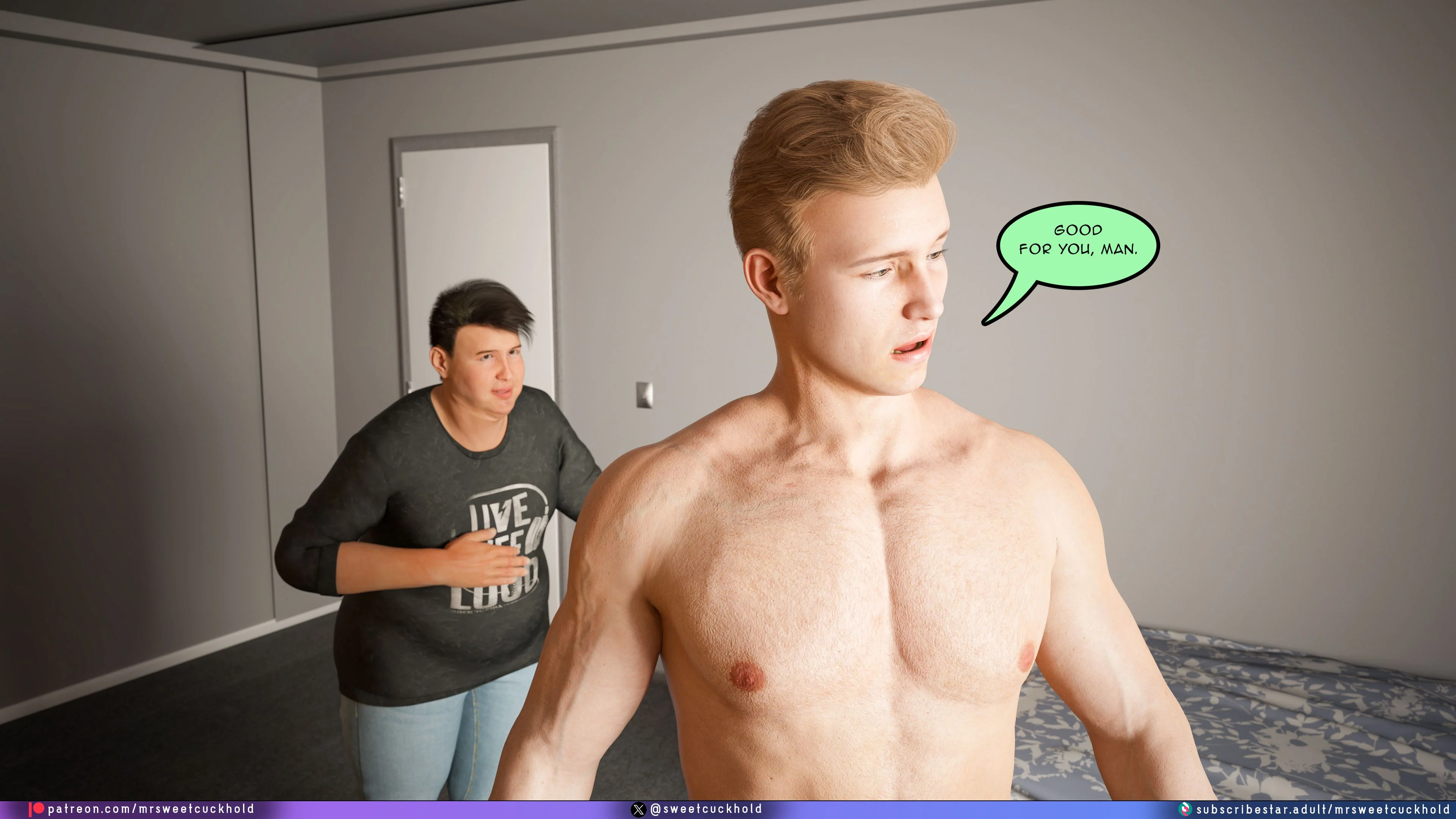 Much bigger than my boyfriend [Mr.SweetCuckhold] - Chapter 8 — Page 123