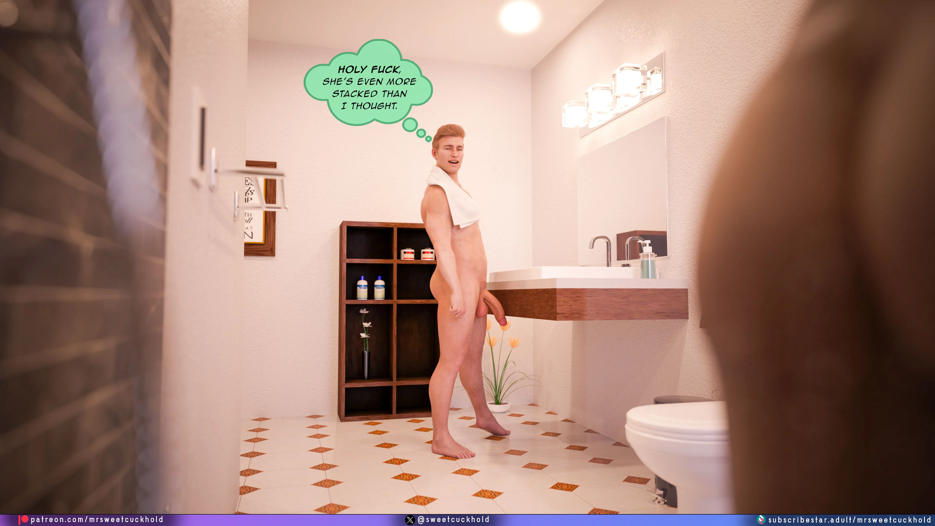 Much bigger than my boyfriend [Mr.SweetCuckhold] - Chapter 8 — Page 71