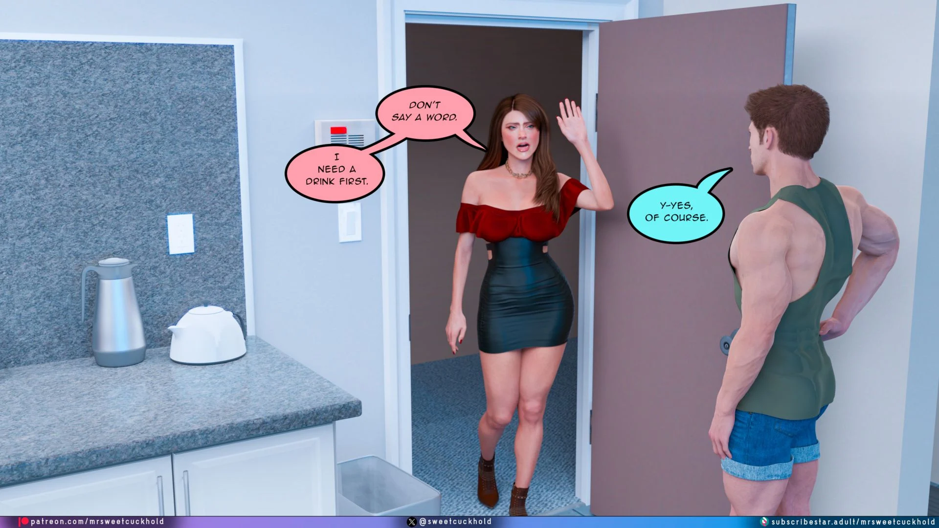 Much bigger than my boyfriend [Mr.SweetCuckhold] - Chapter 6 — Page 50