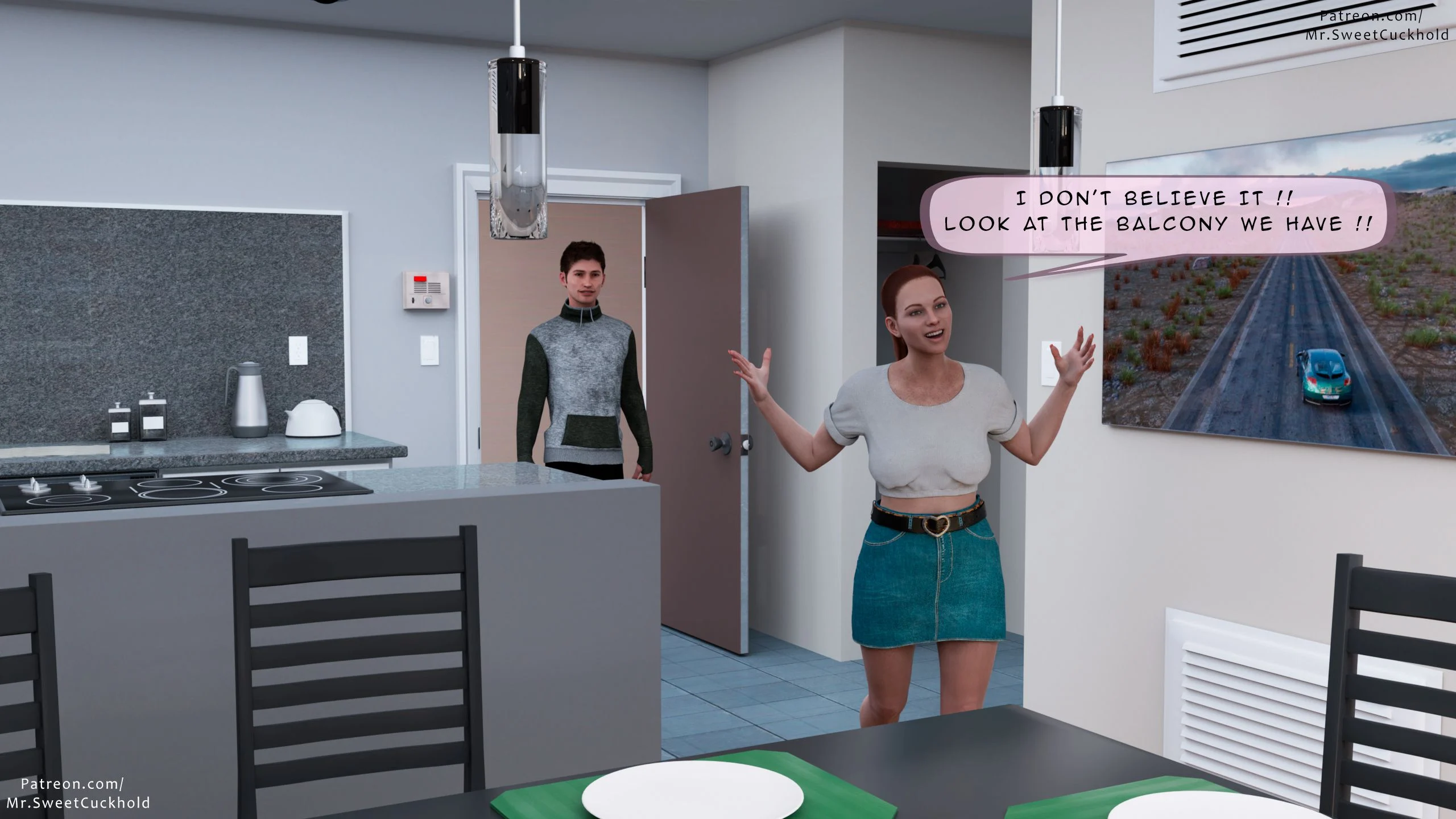 Much bigger than my boyfriend [Mr.SweetCuckhold] - Chapter 1 — Page 4