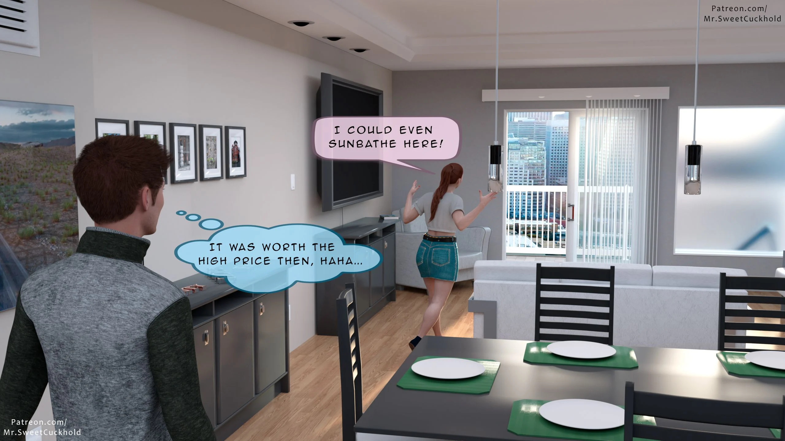 Much bigger than my boyfriend [Mr.SweetCuckhold] - Chapter 1 — Page 5