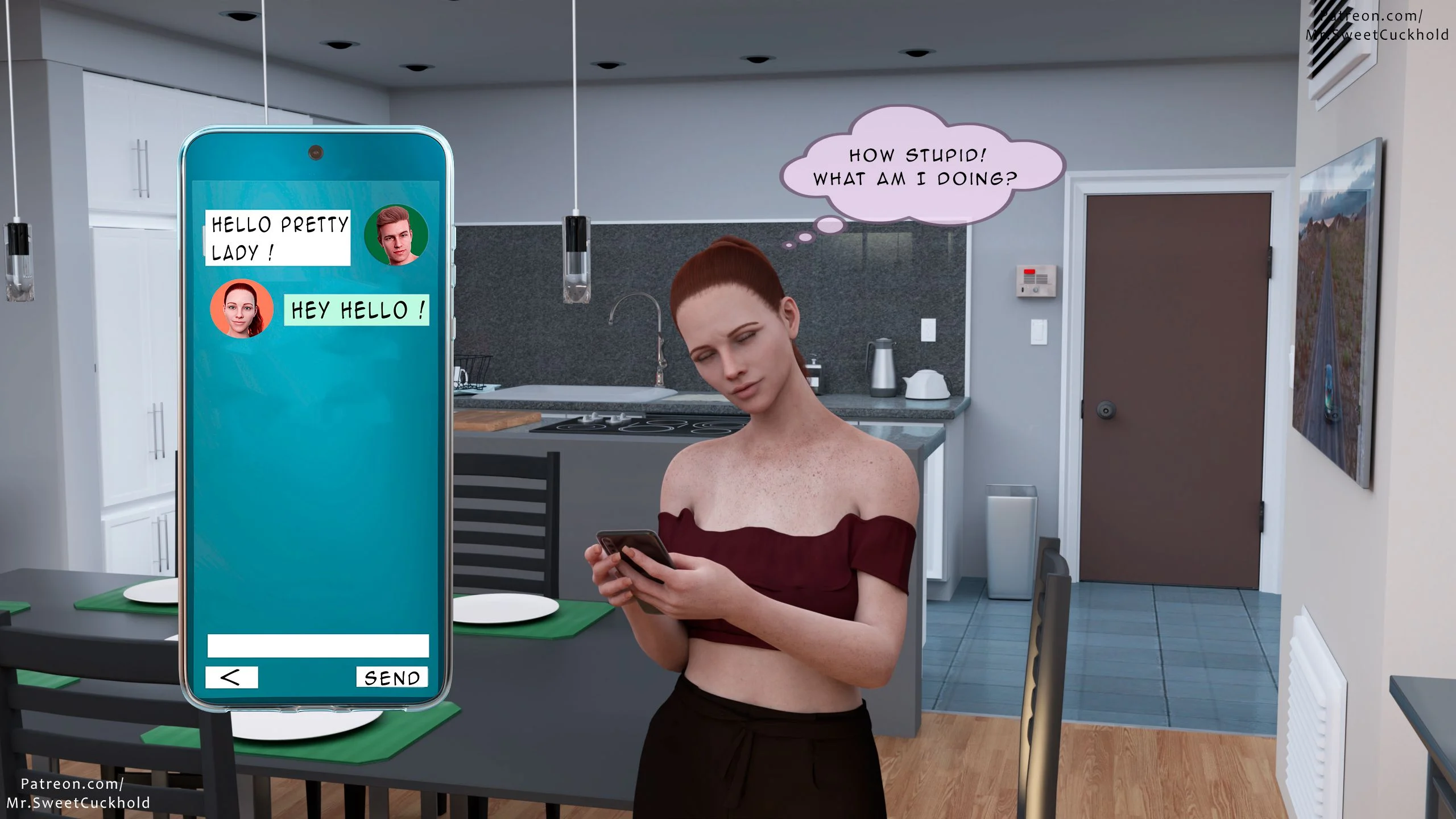 Much bigger than my boyfriend [Mr.SweetCuckhold] - Chapter 1 — Page 69